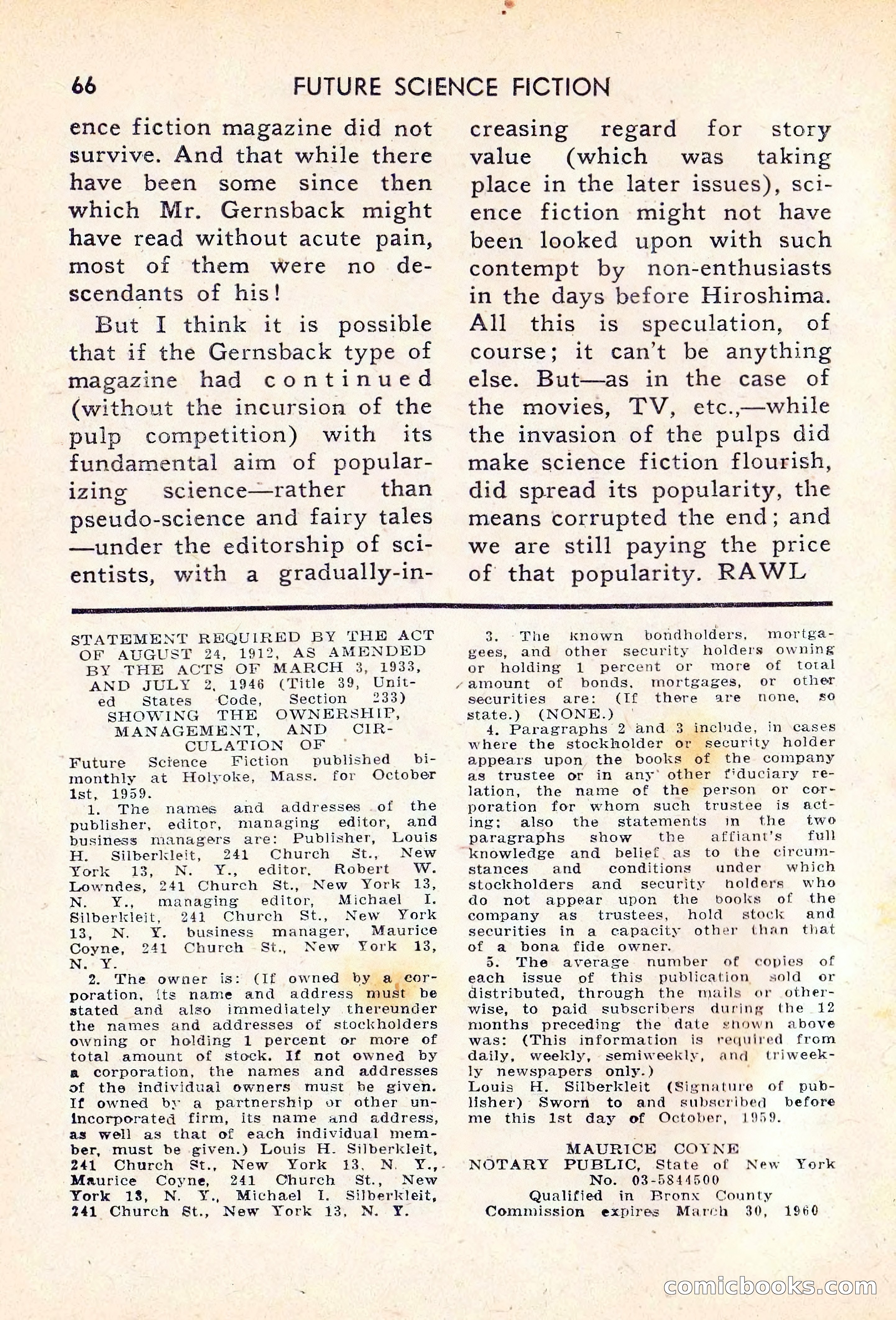 Future Science Fiction #47 — page 67 of 133