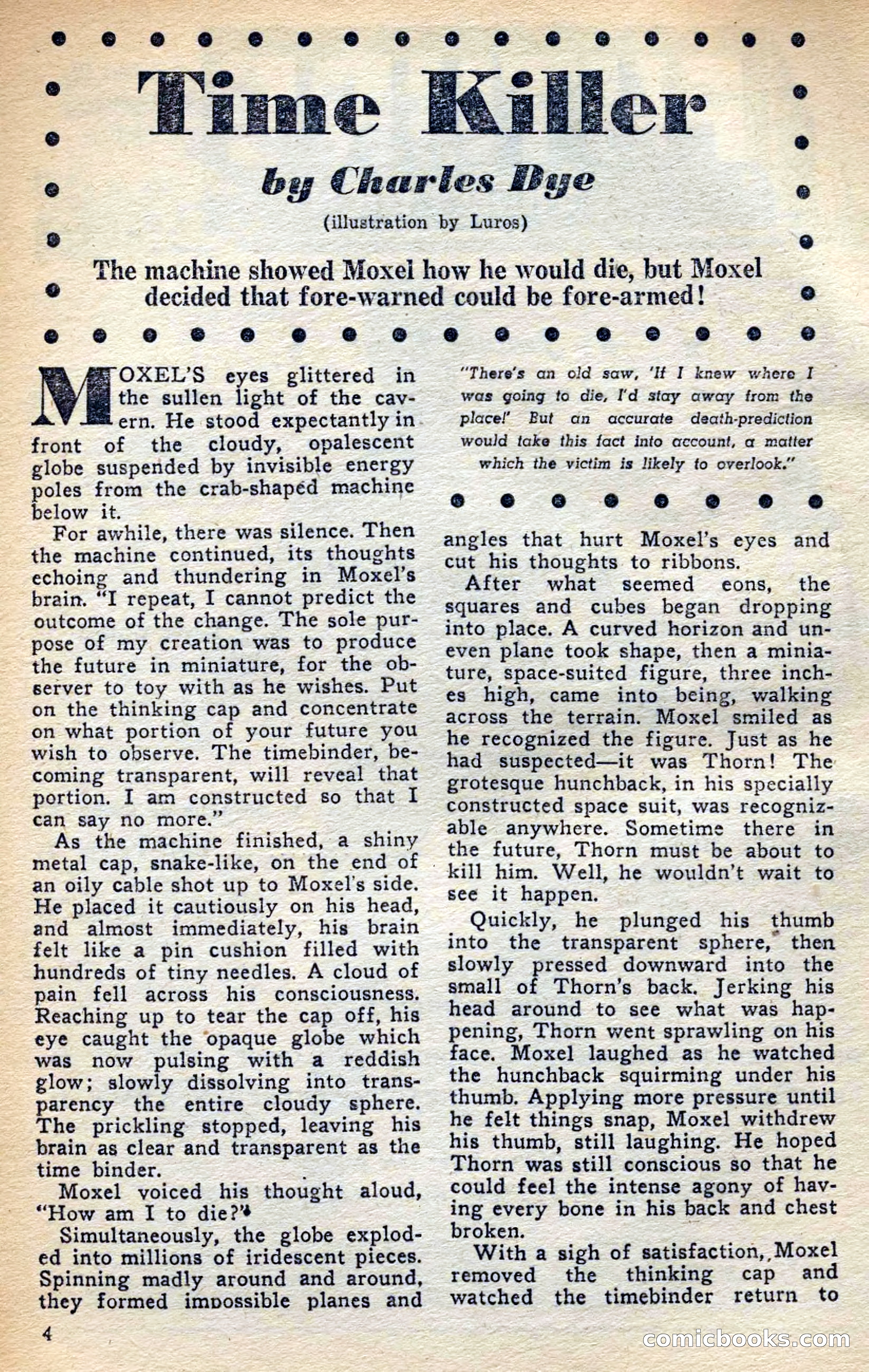 Future Science Fiction, British Edition #6 — page 4 of 102