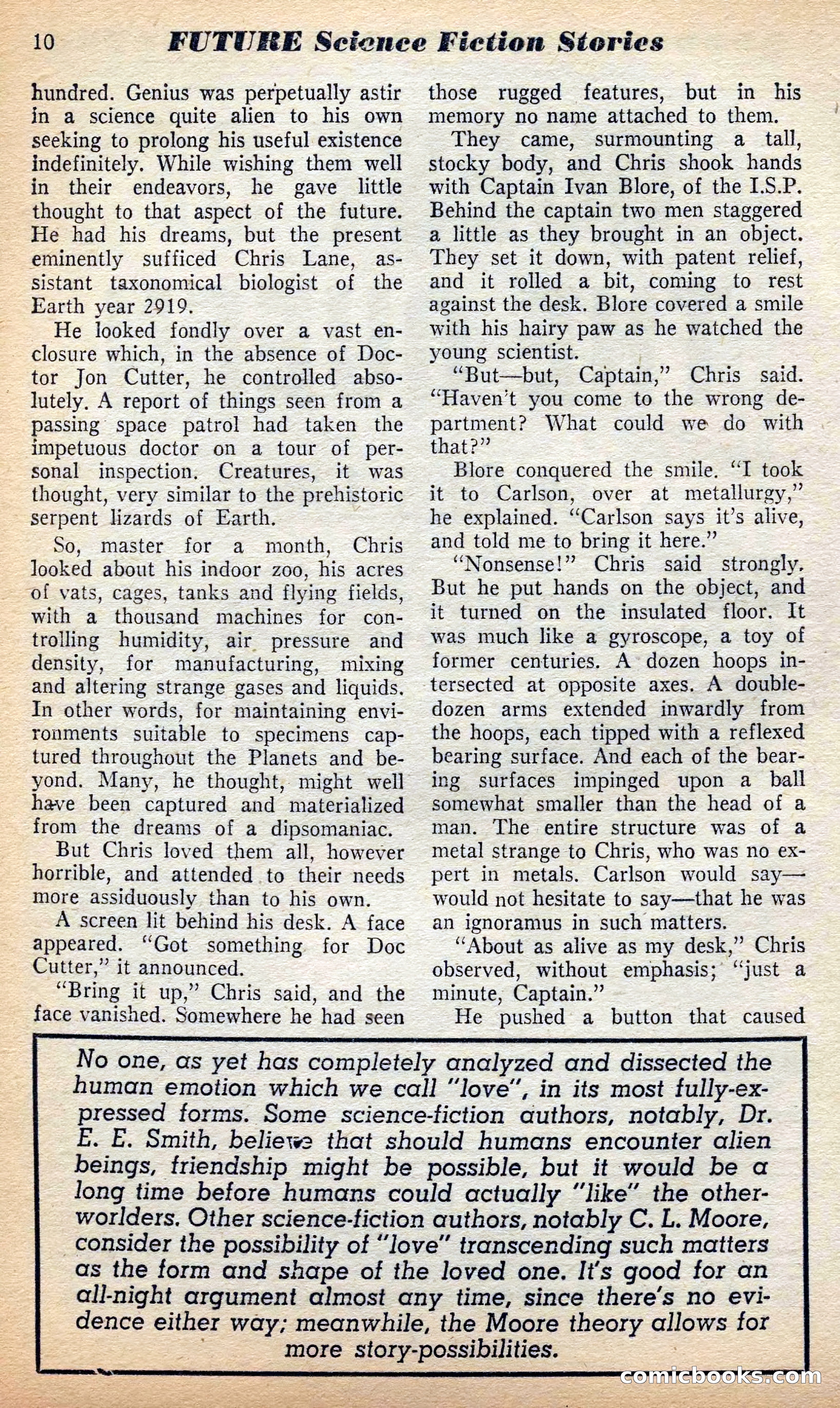 Future Science Fiction, British Edition #6 — page 10 of 102