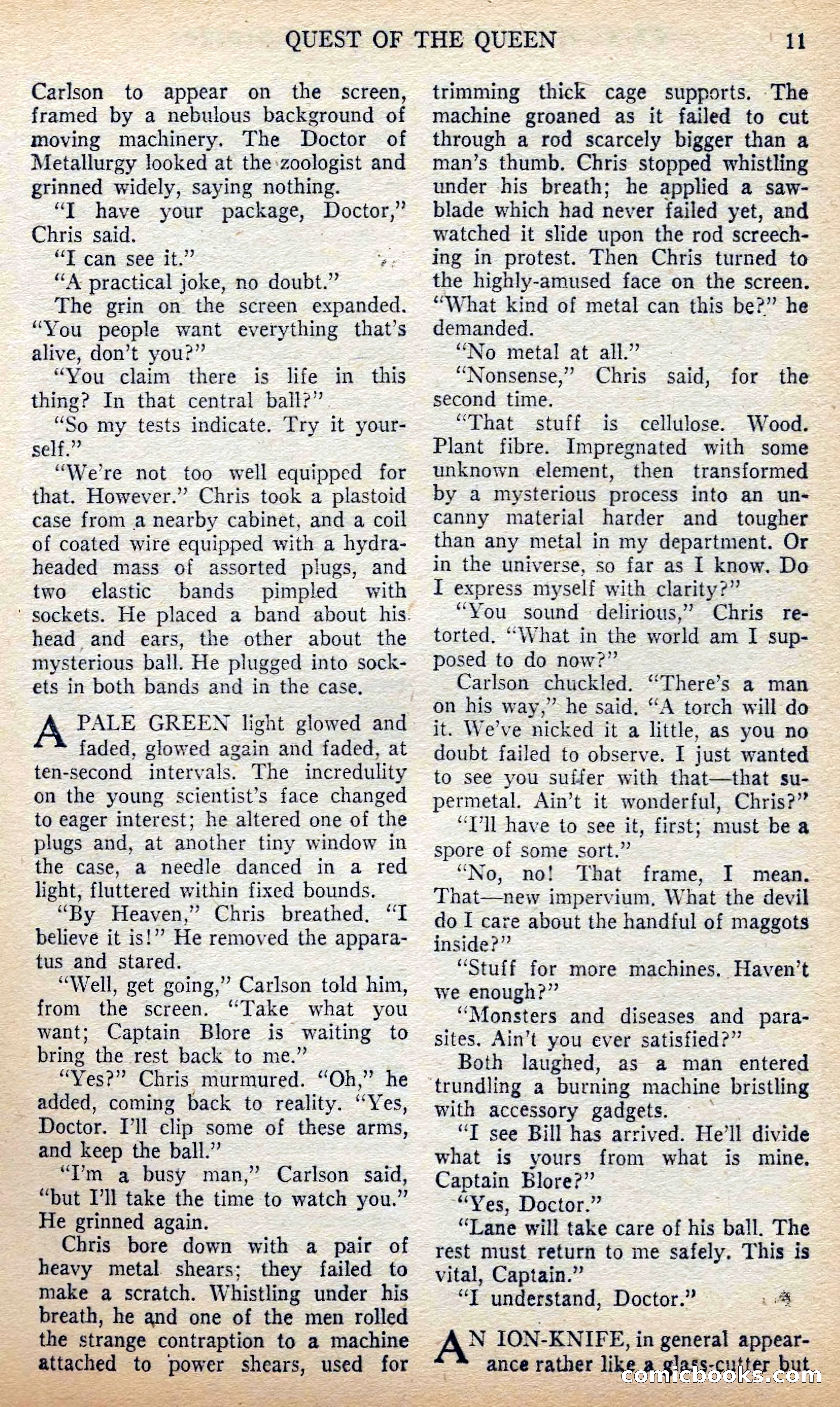 Future Science Fiction, British Edition #6 — page 11 of 102