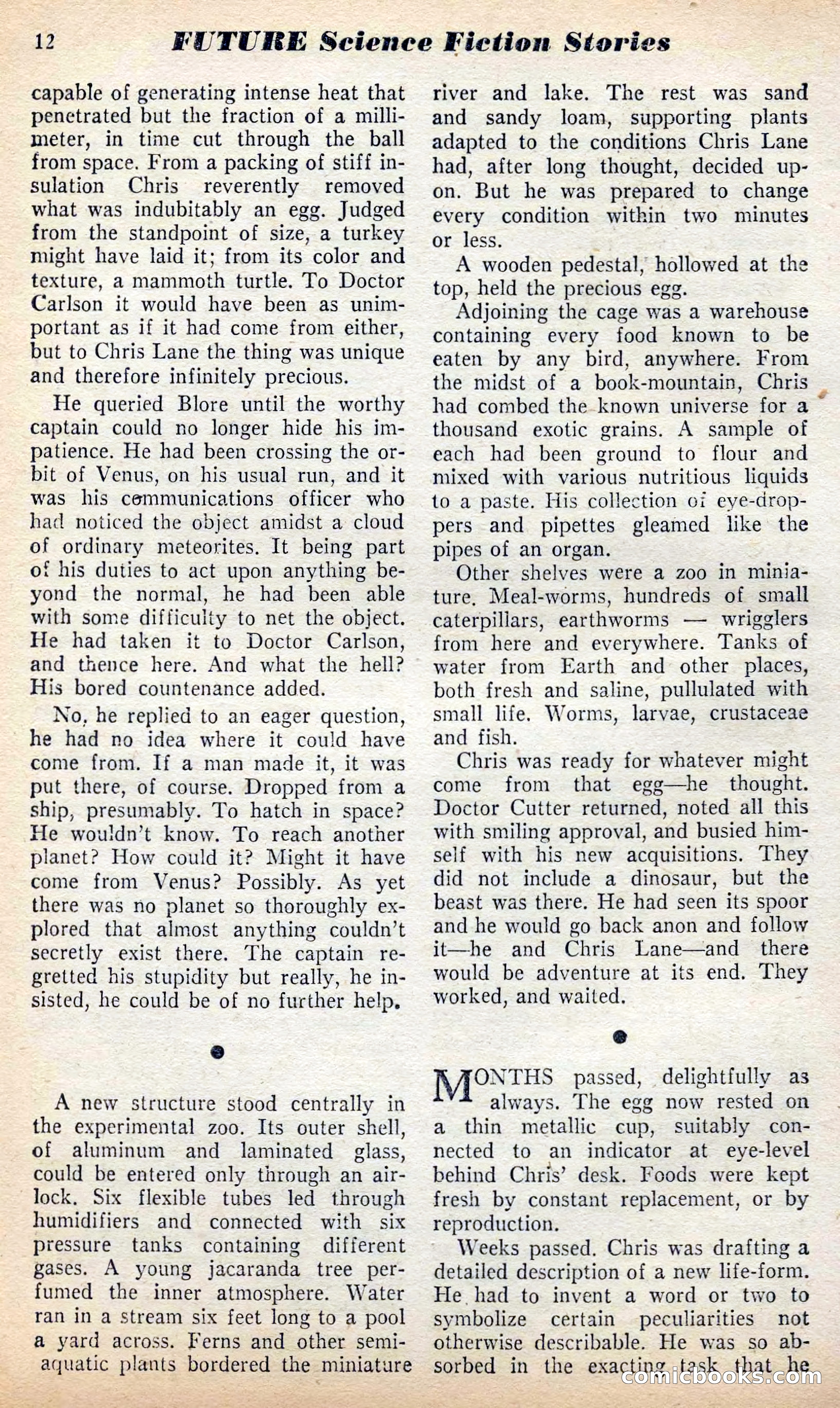 Future Science Fiction, British Edition #6 — page 12 of 102