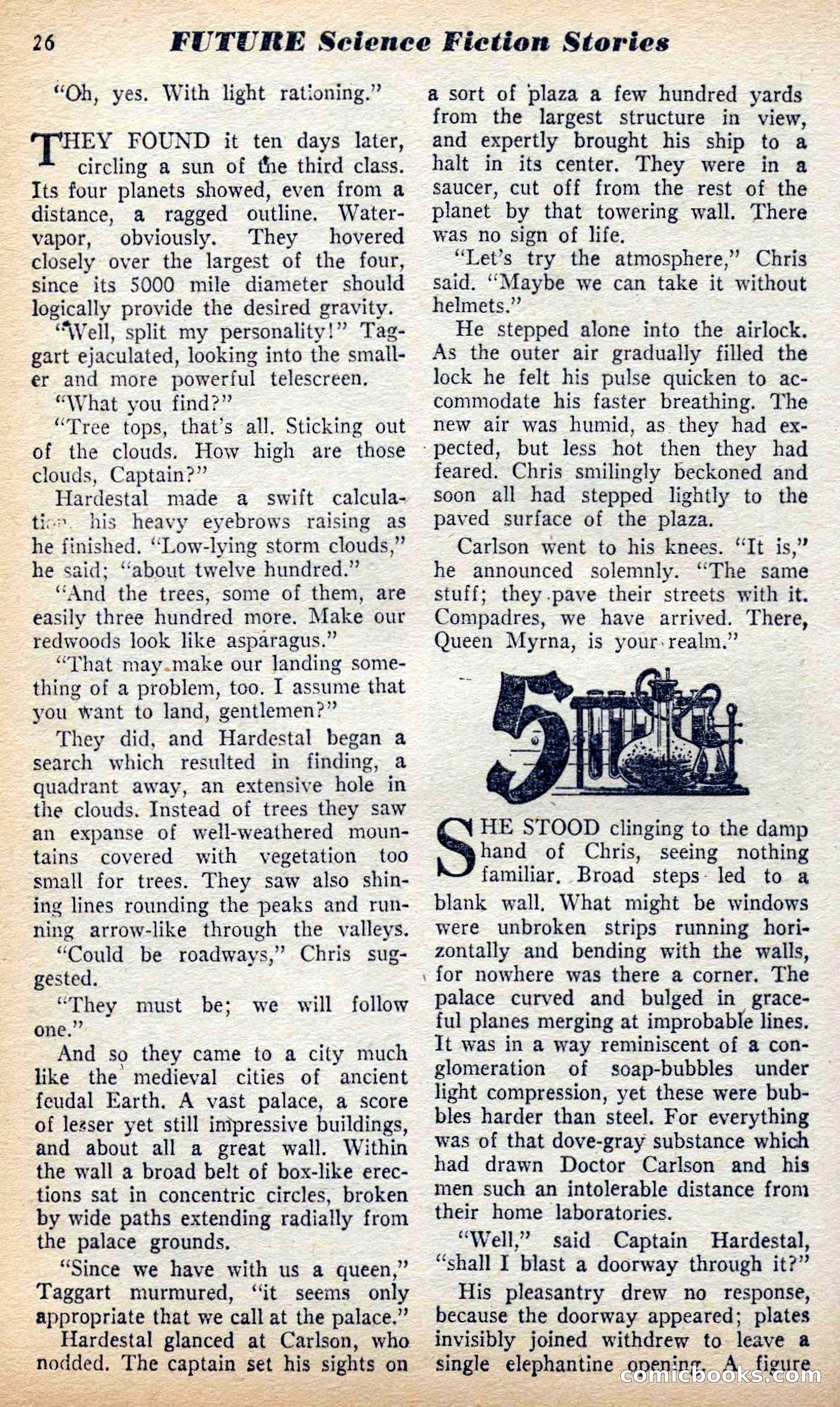 Future Science Fiction, British Edition #6 — page 26 of 102