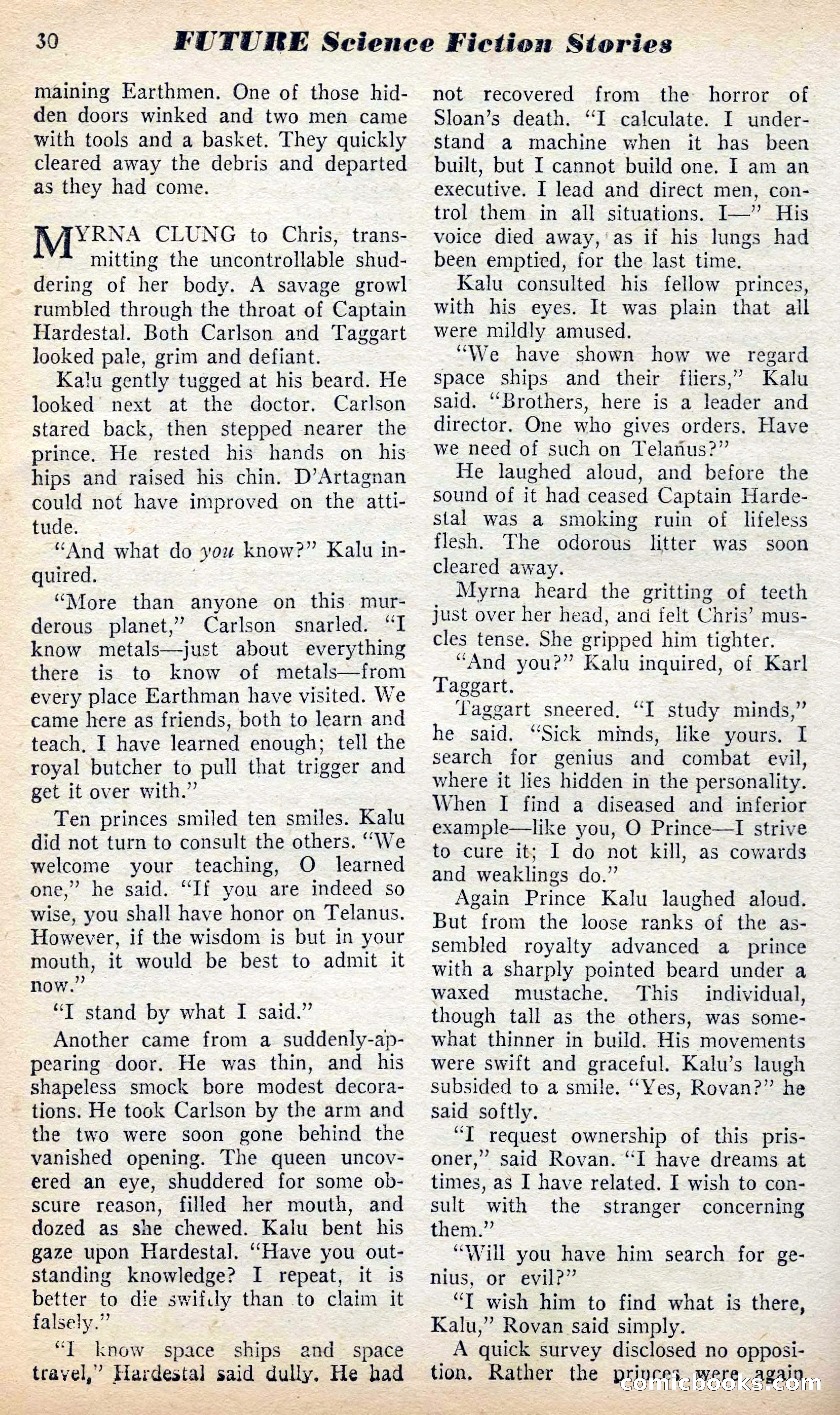 Future Science Fiction, British Edition #6 — page 30 of 102