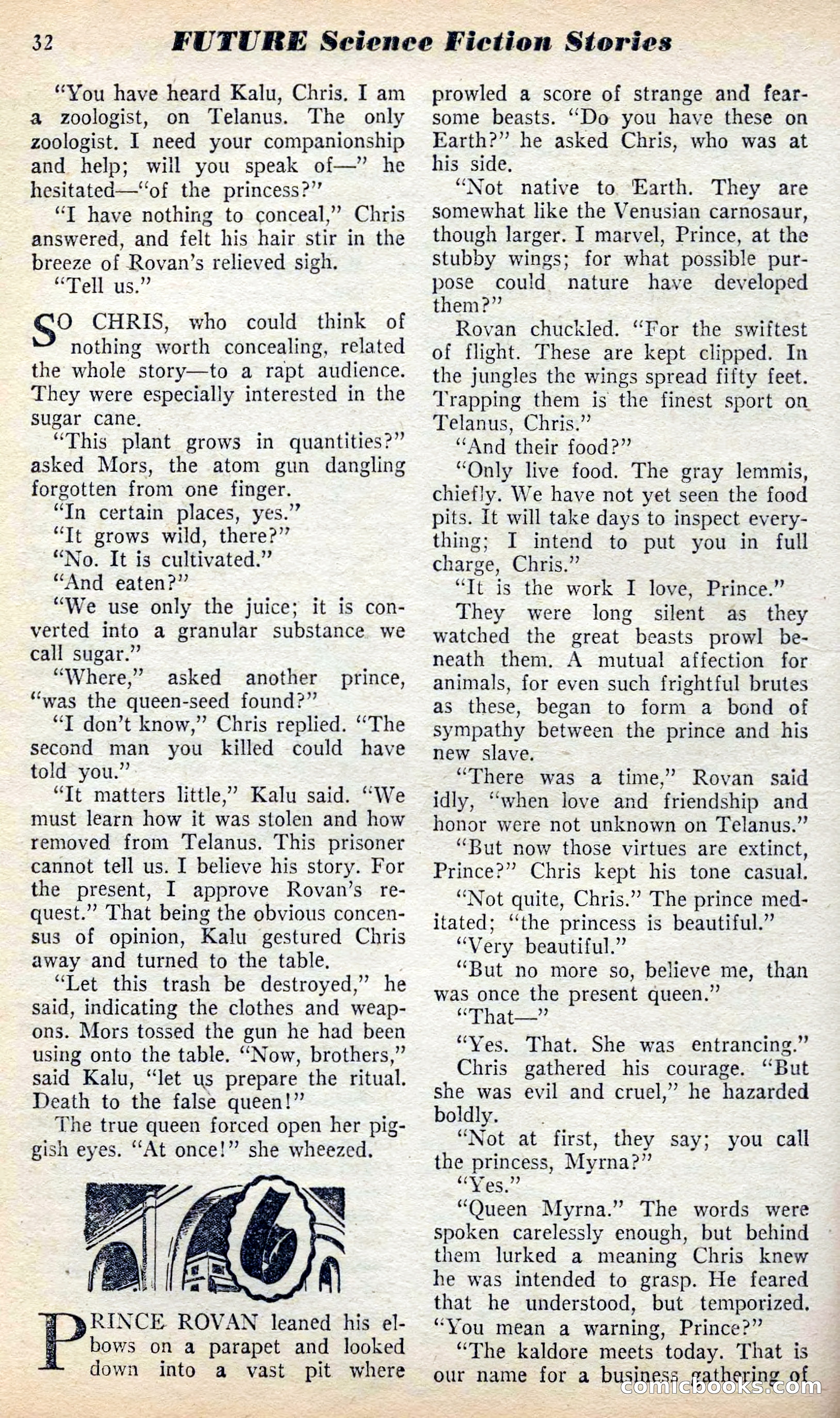 Future Science Fiction, British Edition #6 — page 32 of 102