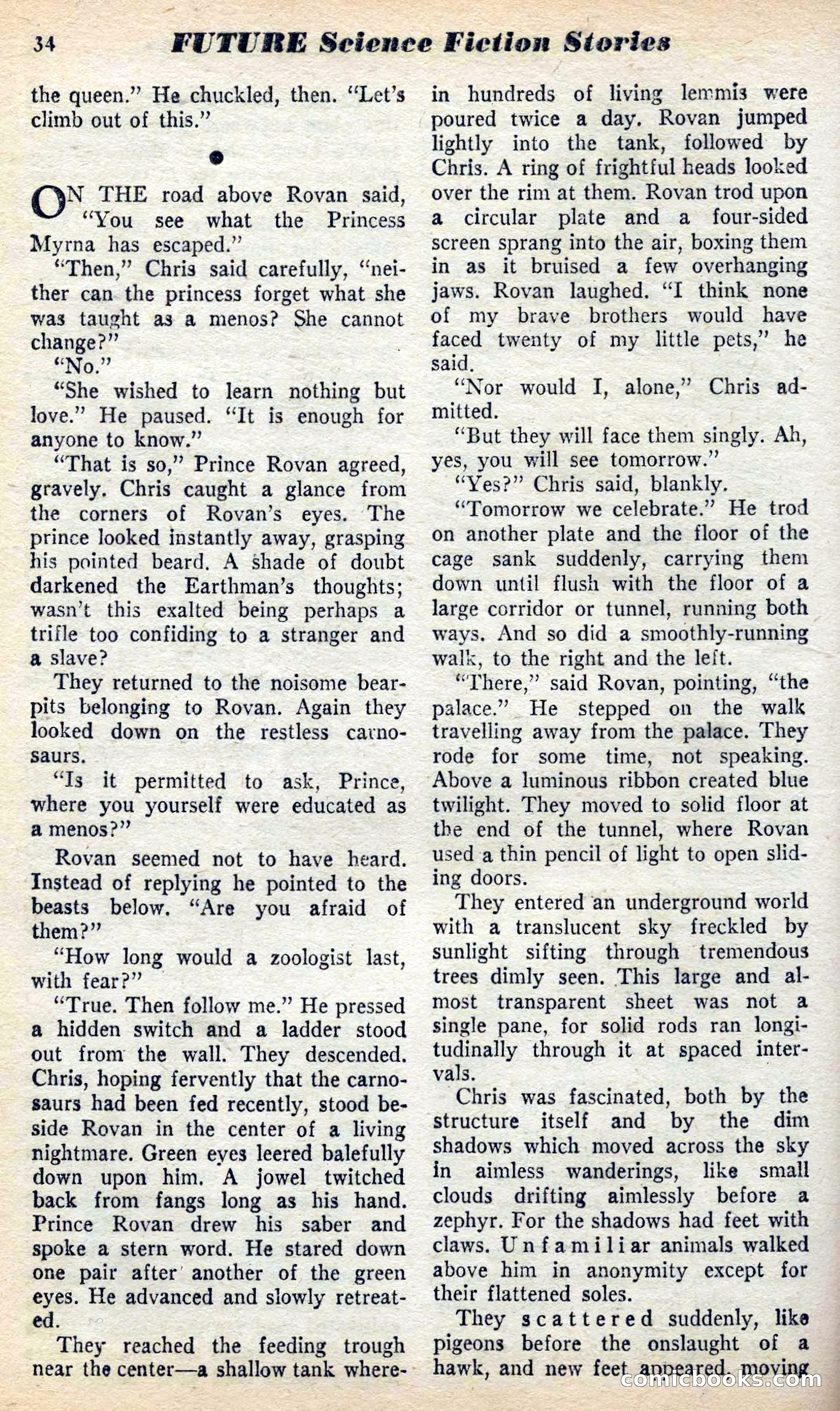 Future Science Fiction, British Edition #6 — page 34 of 102