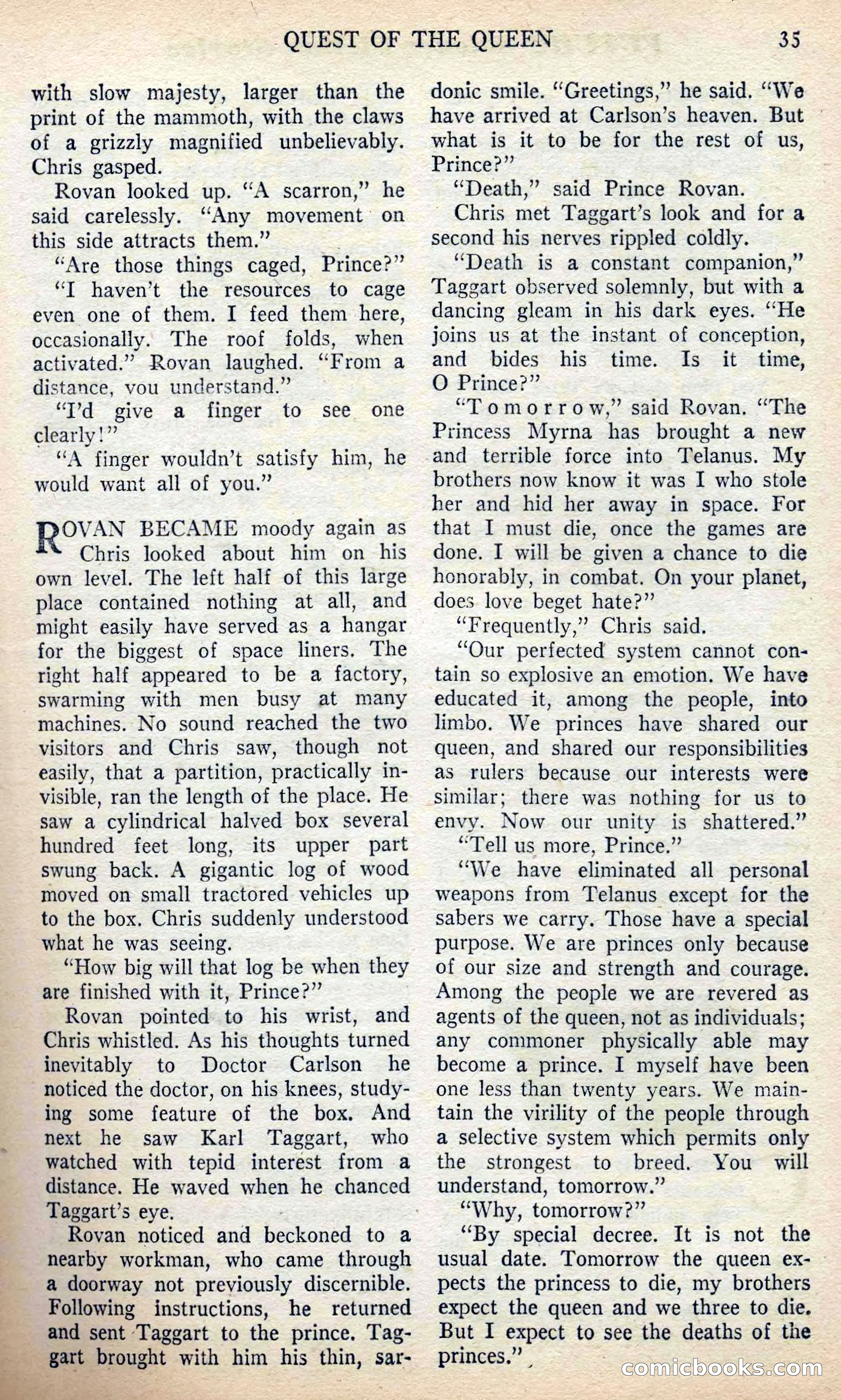 Future Science Fiction, British Edition #6 — page 35 of 102