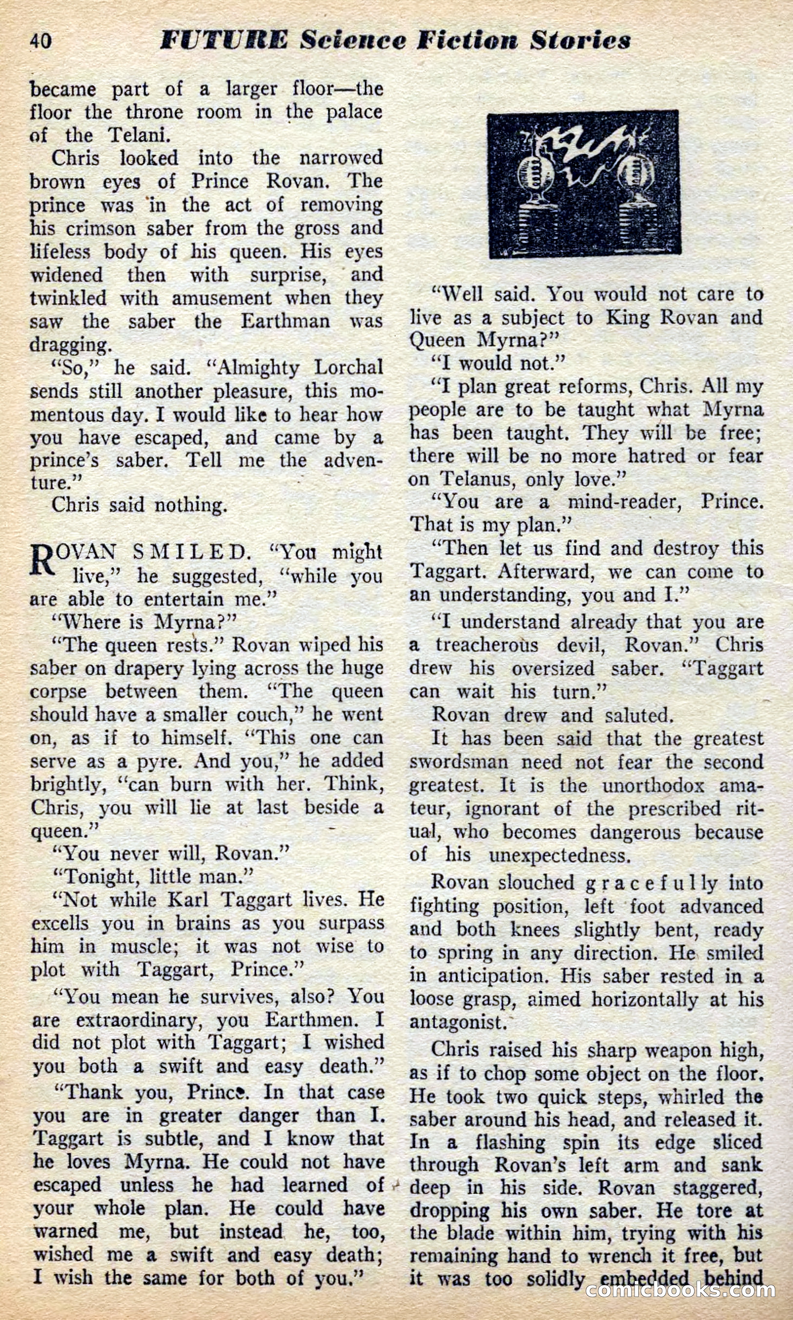 Future Science Fiction, British Edition #6 — page 40 of 102