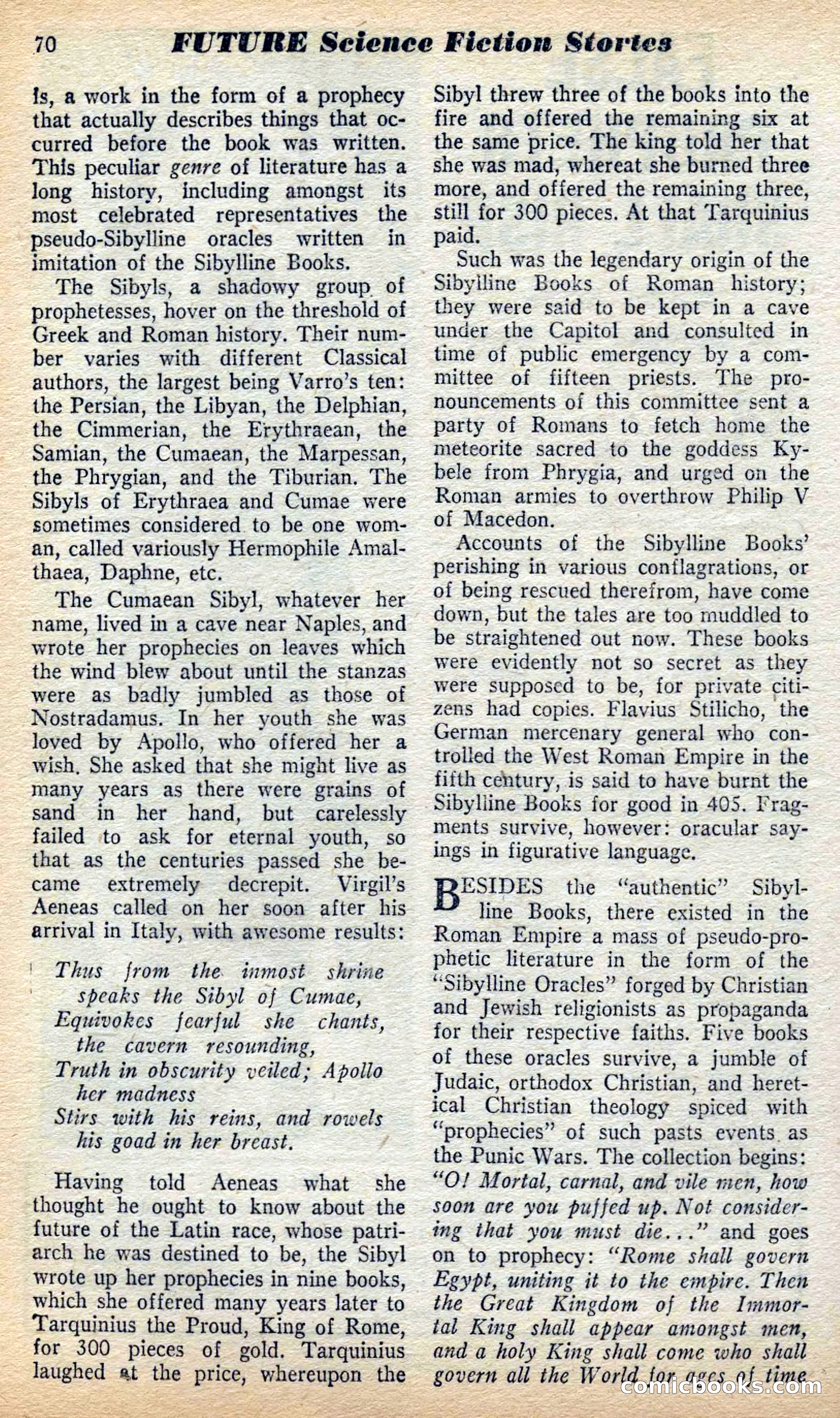 Future Science Fiction, British Edition #6 — page 71 of 102