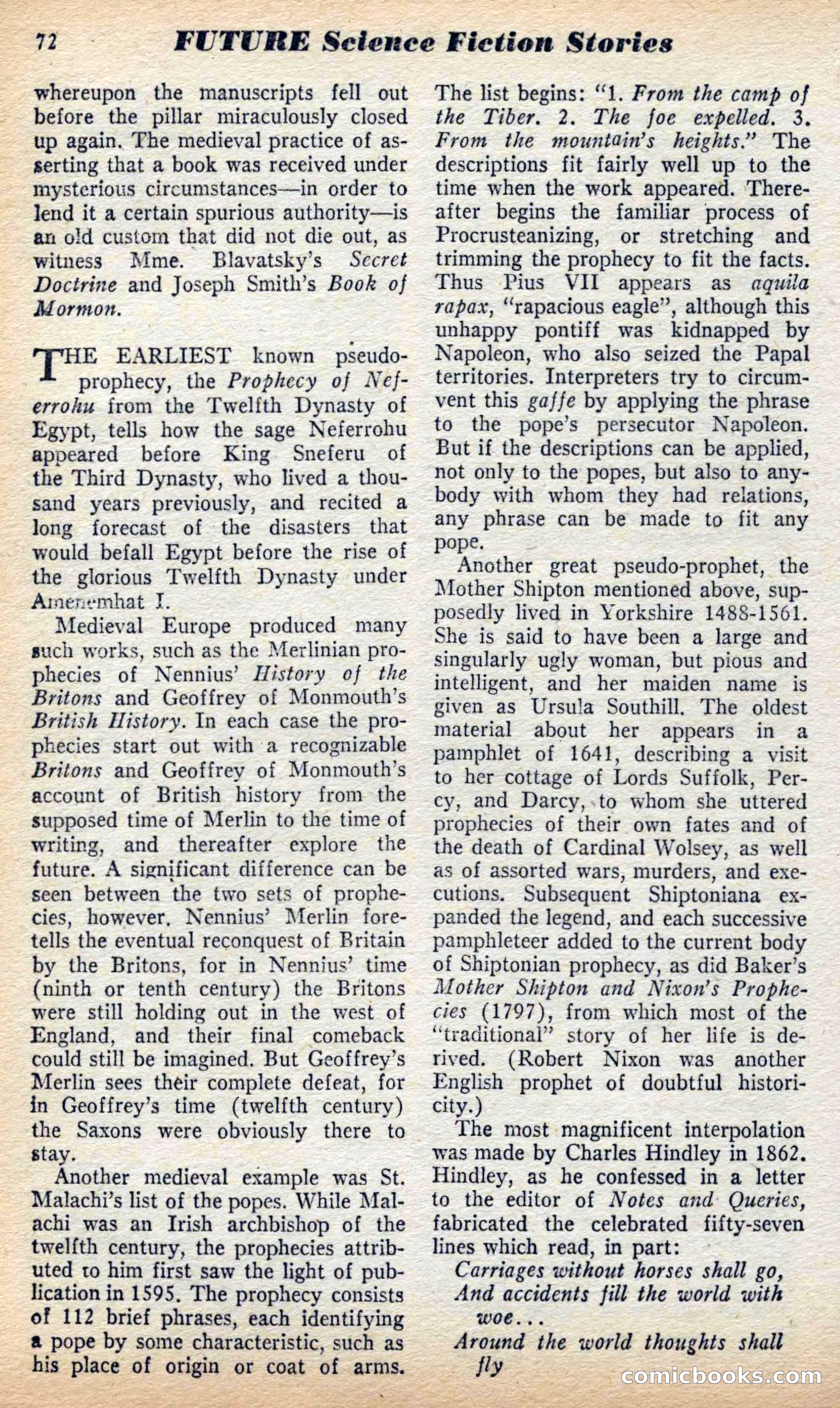 Future Science Fiction, British Edition #6 — page 73 of 102