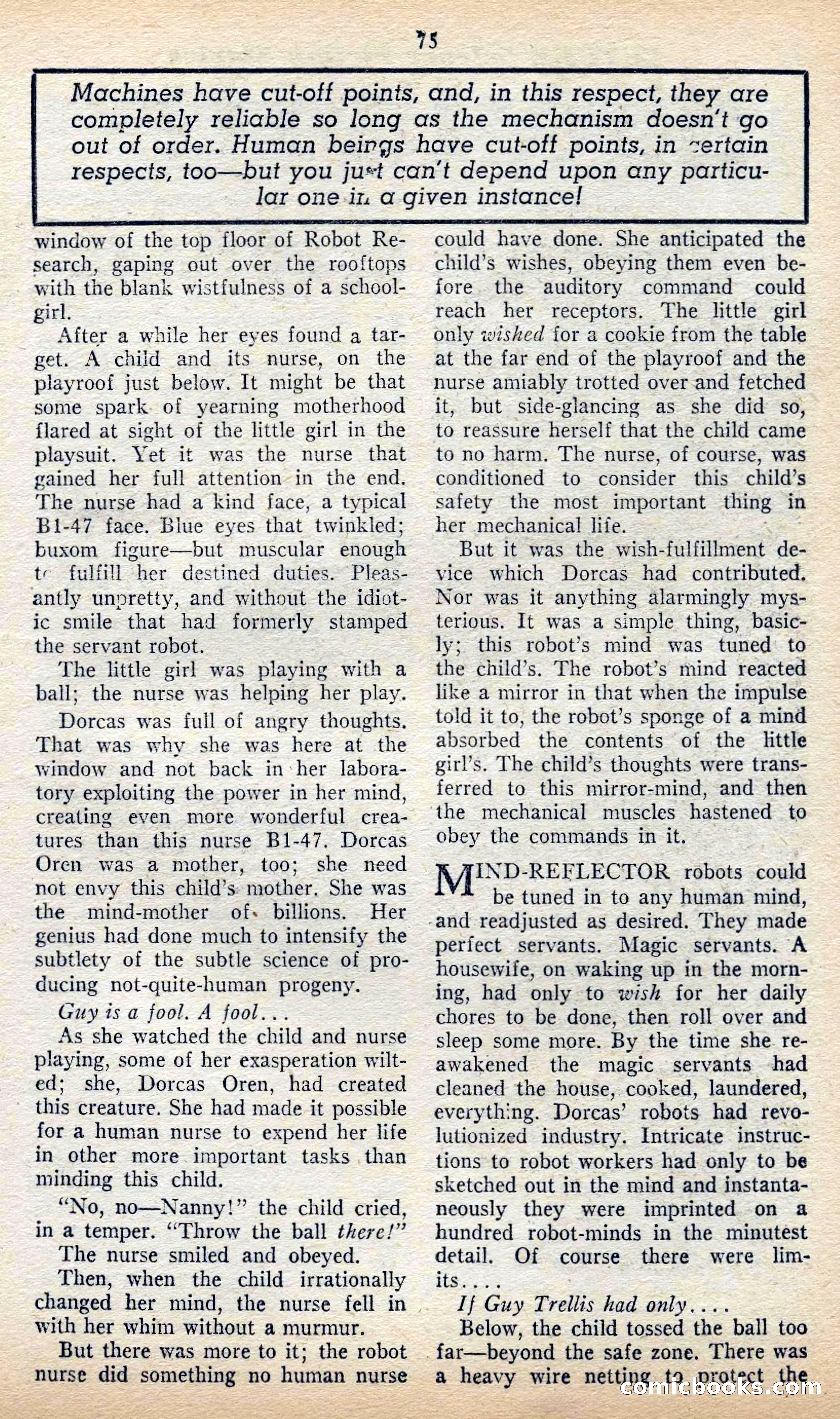Future Science Fiction, British Edition #6 — page 76 of 102