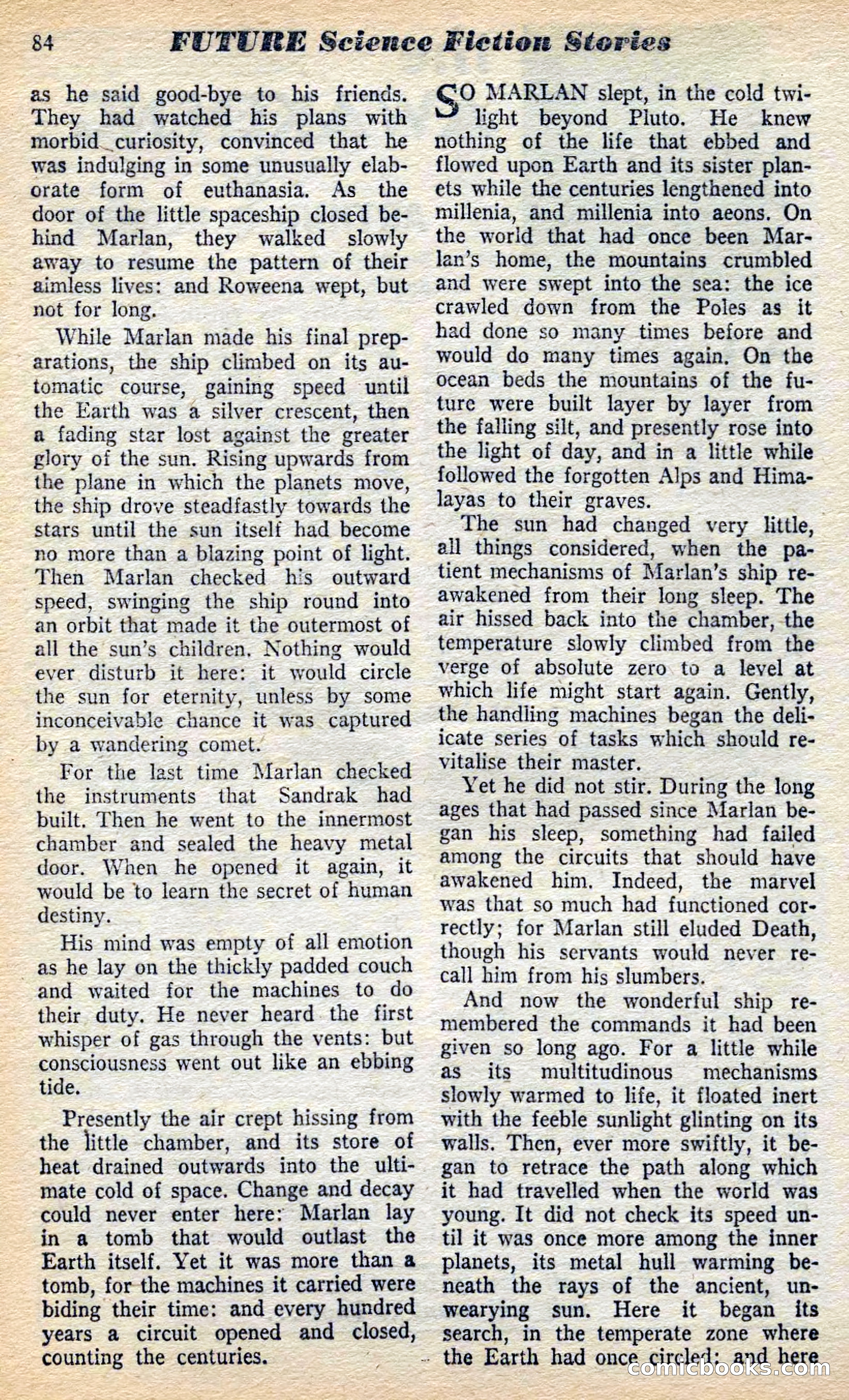 Future Science Fiction, British Edition #6 — page 85 of 102