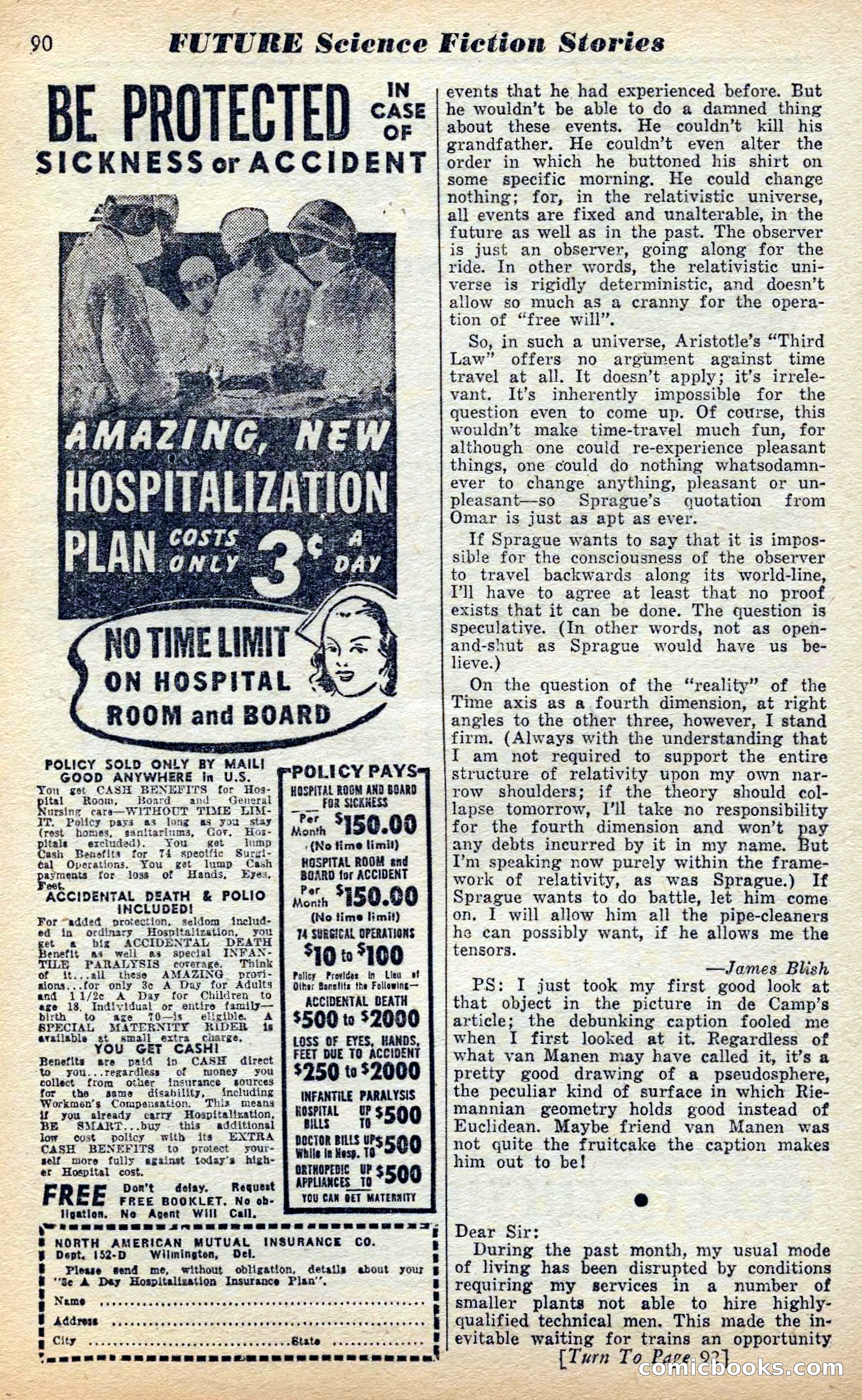 Future Science Fiction, British Edition #6 — page 91 of 102