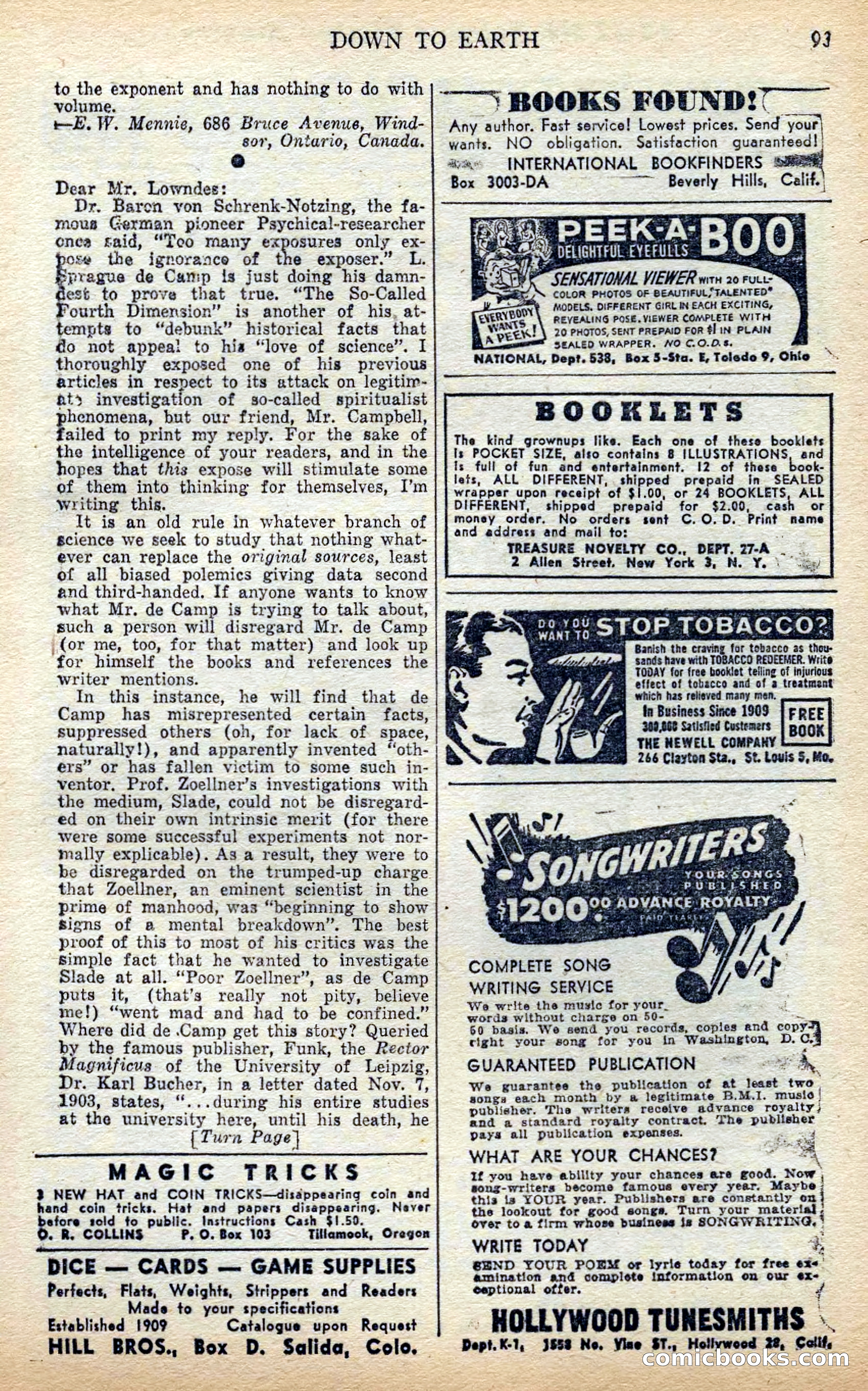 Future Science Fiction, British Edition #6 — page 94 of 102