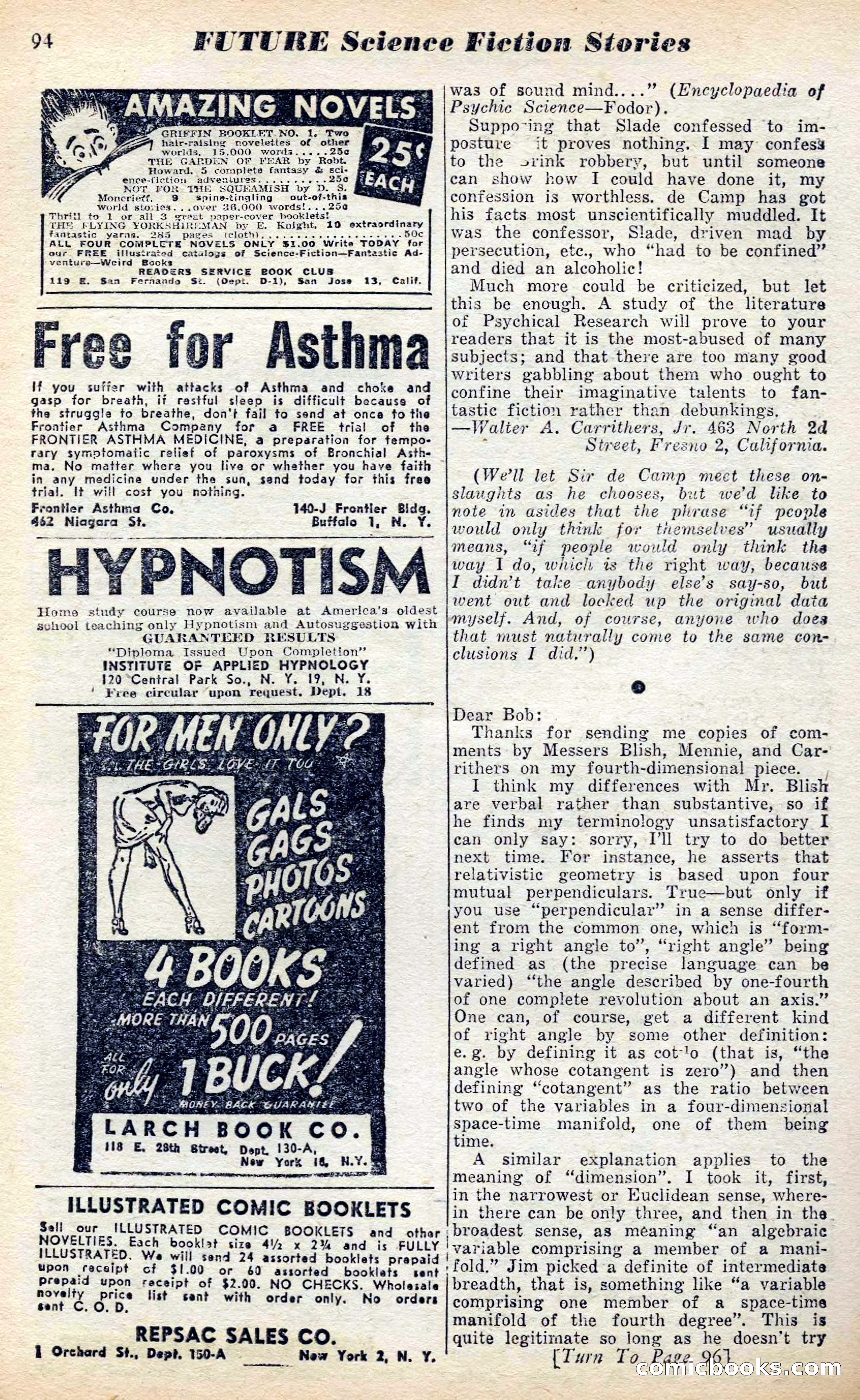 Future Science Fiction, British Edition #6 — page 95 of 102