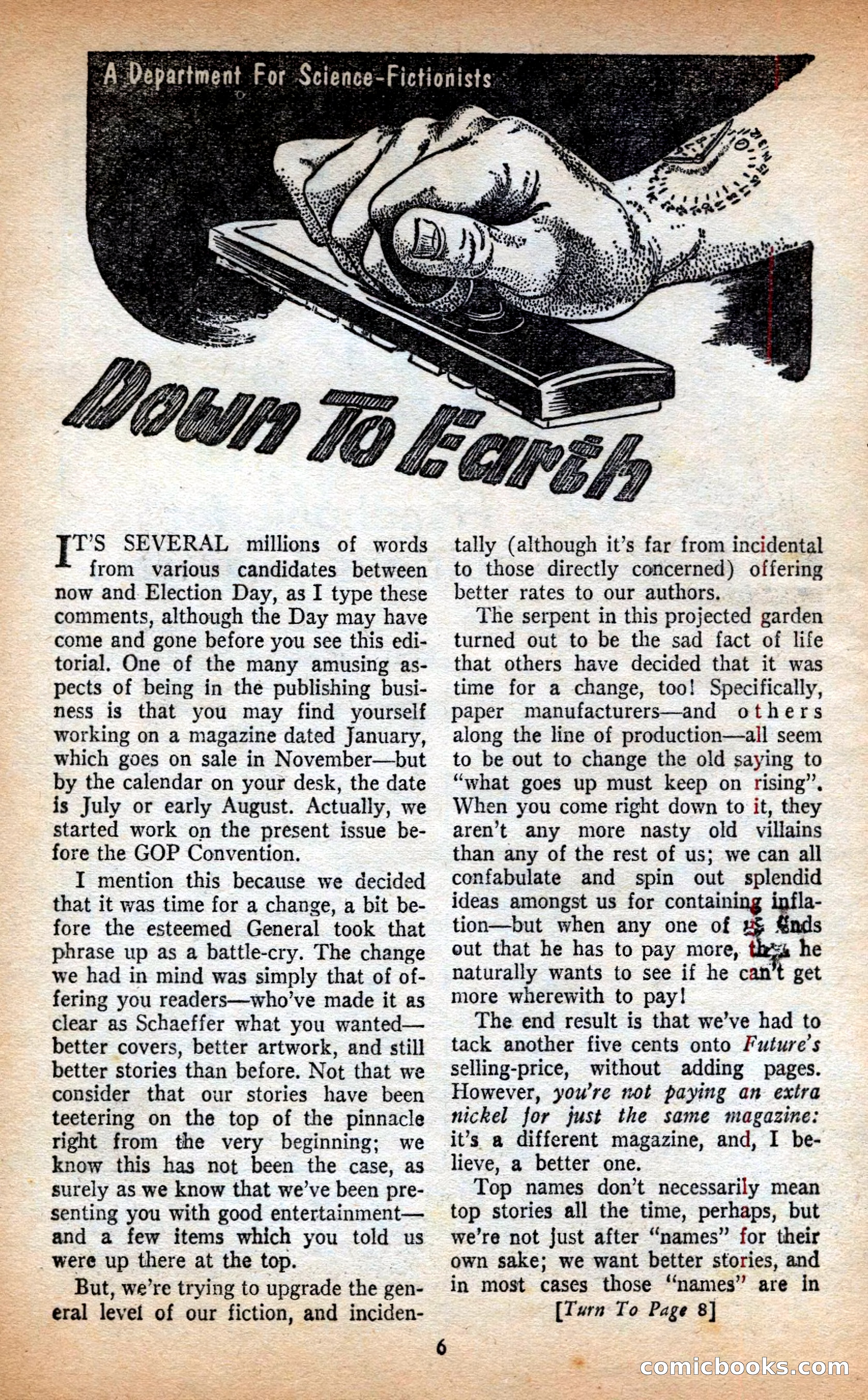 Future Science Fiction British Edition #13 — page 6 of 100