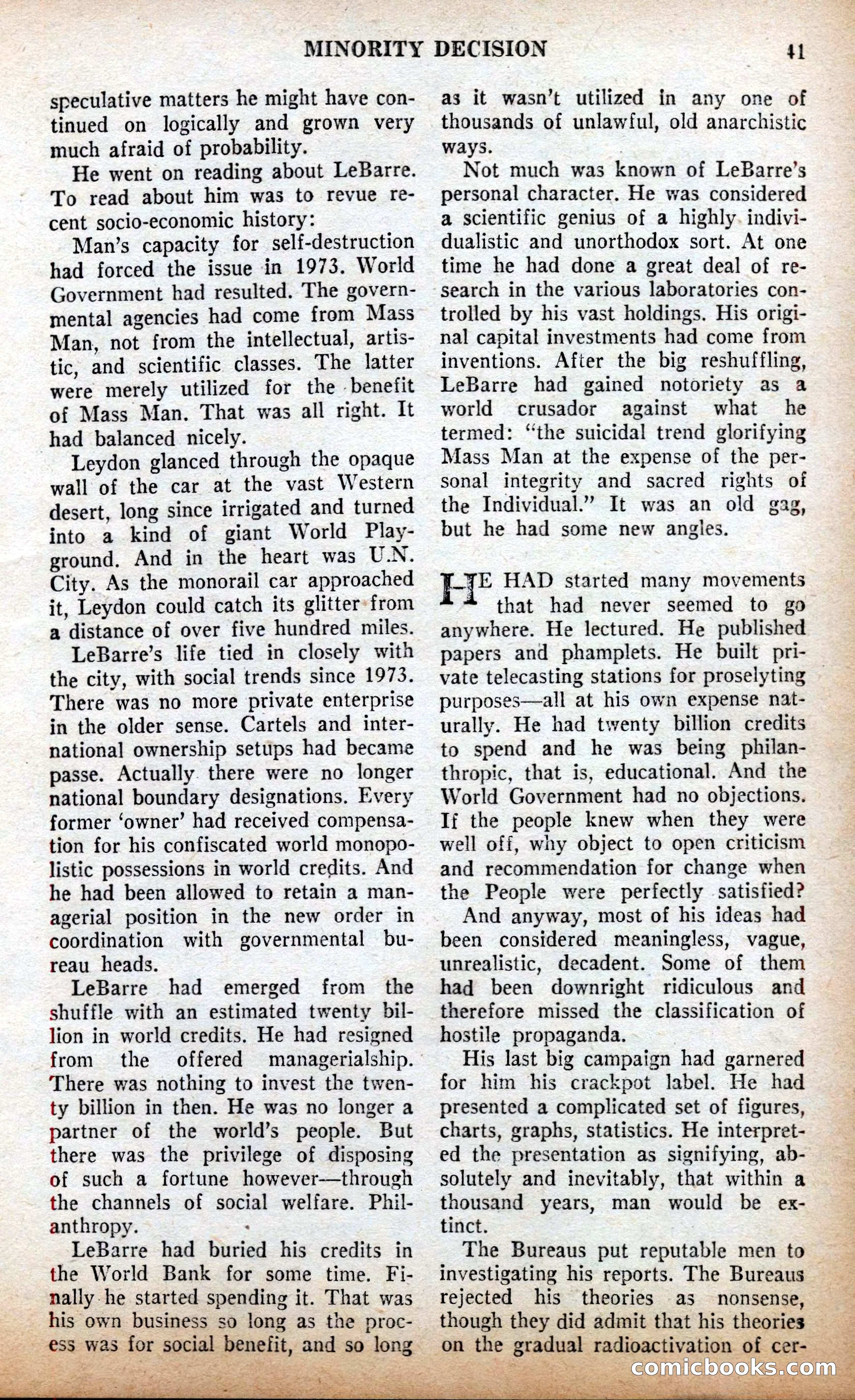 Future Science Fiction British Edition #13 — page 41 of 100