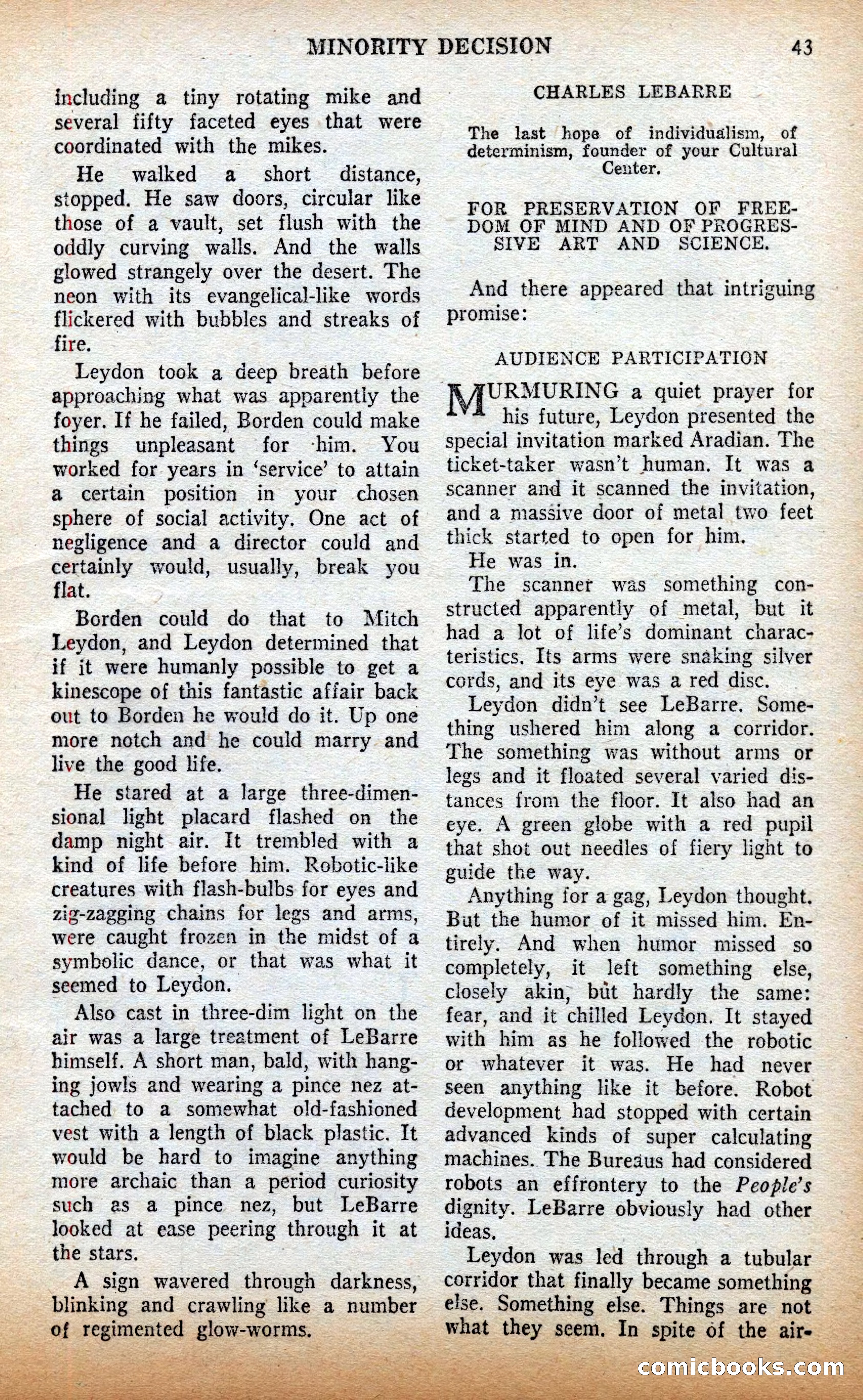 Future Science Fiction British Edition #13 — page 43 of 100