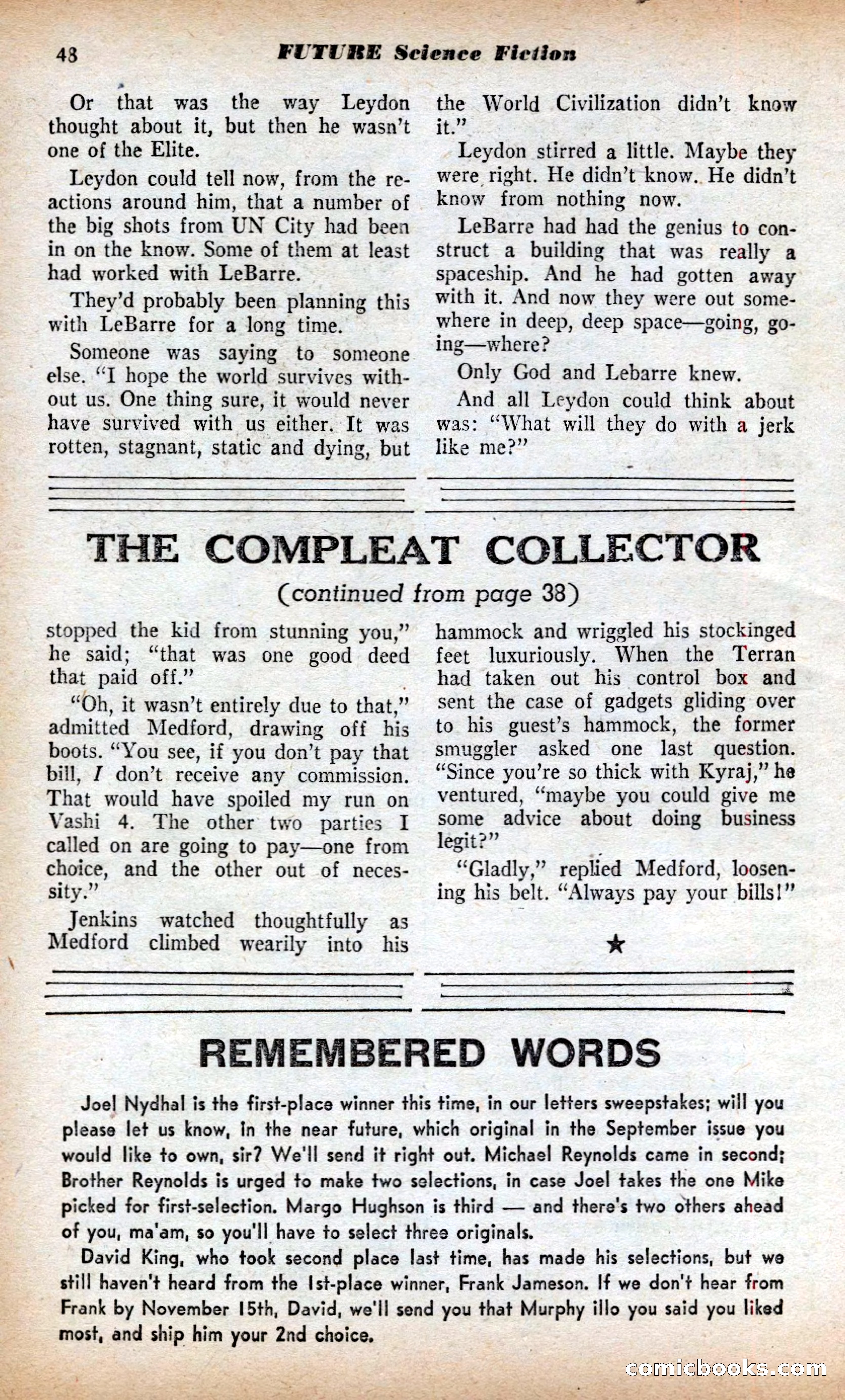 Future Science Fiction British Edition #13 — page 48 of 100