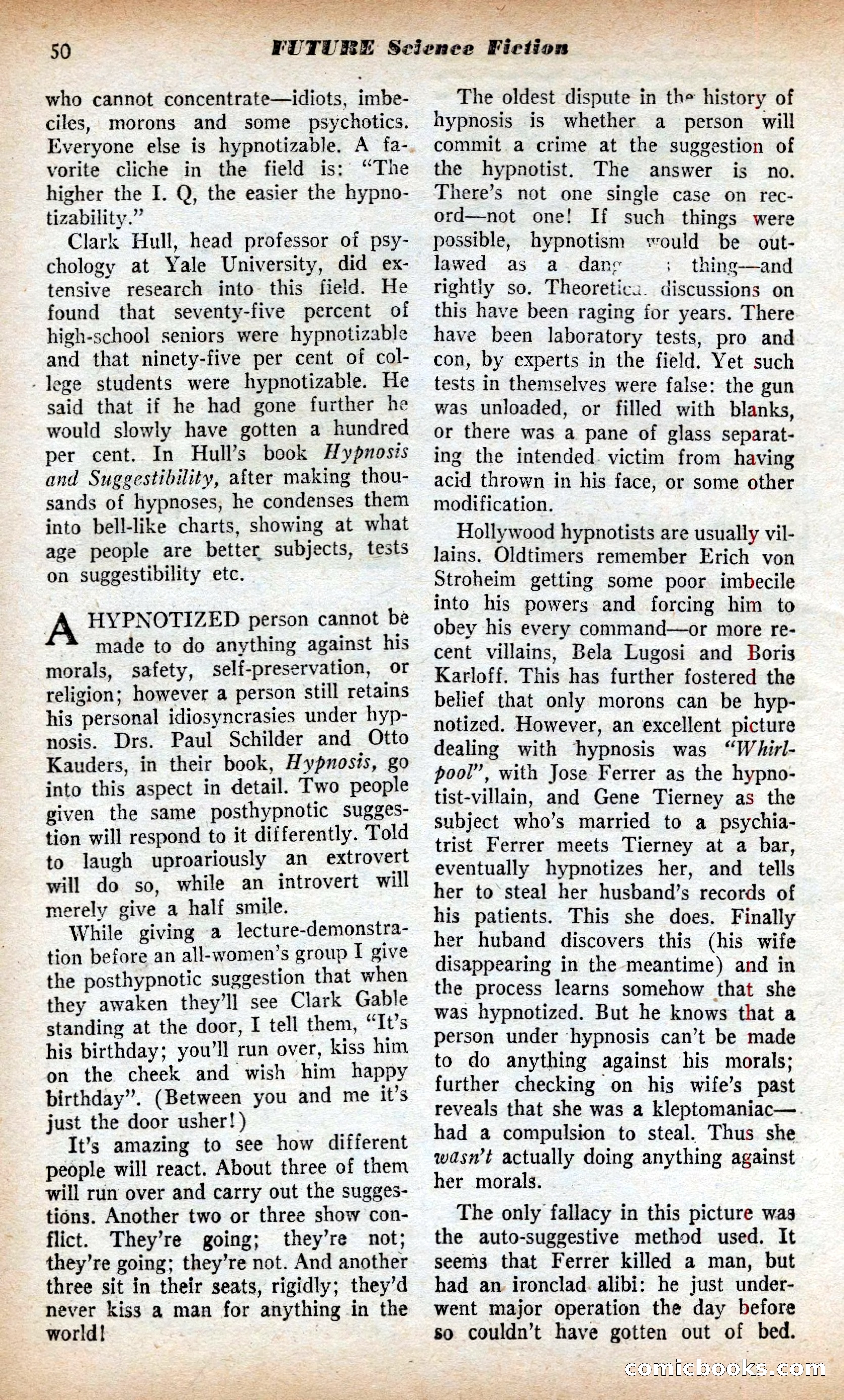 Future Science Fiction British Edition #13 — page 50 of 100