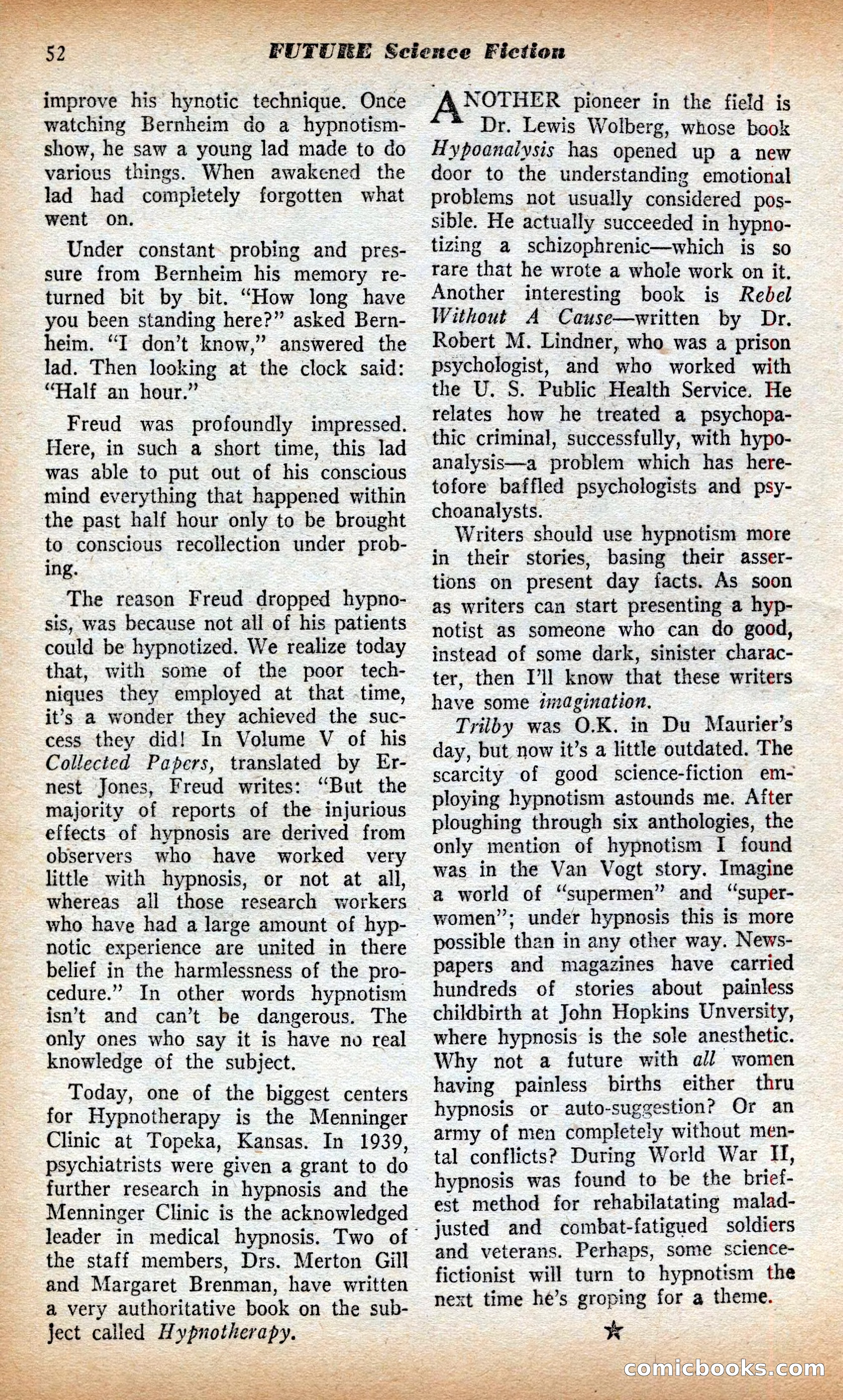 Future Science Fiction British Edition #13 — page 52 of 100