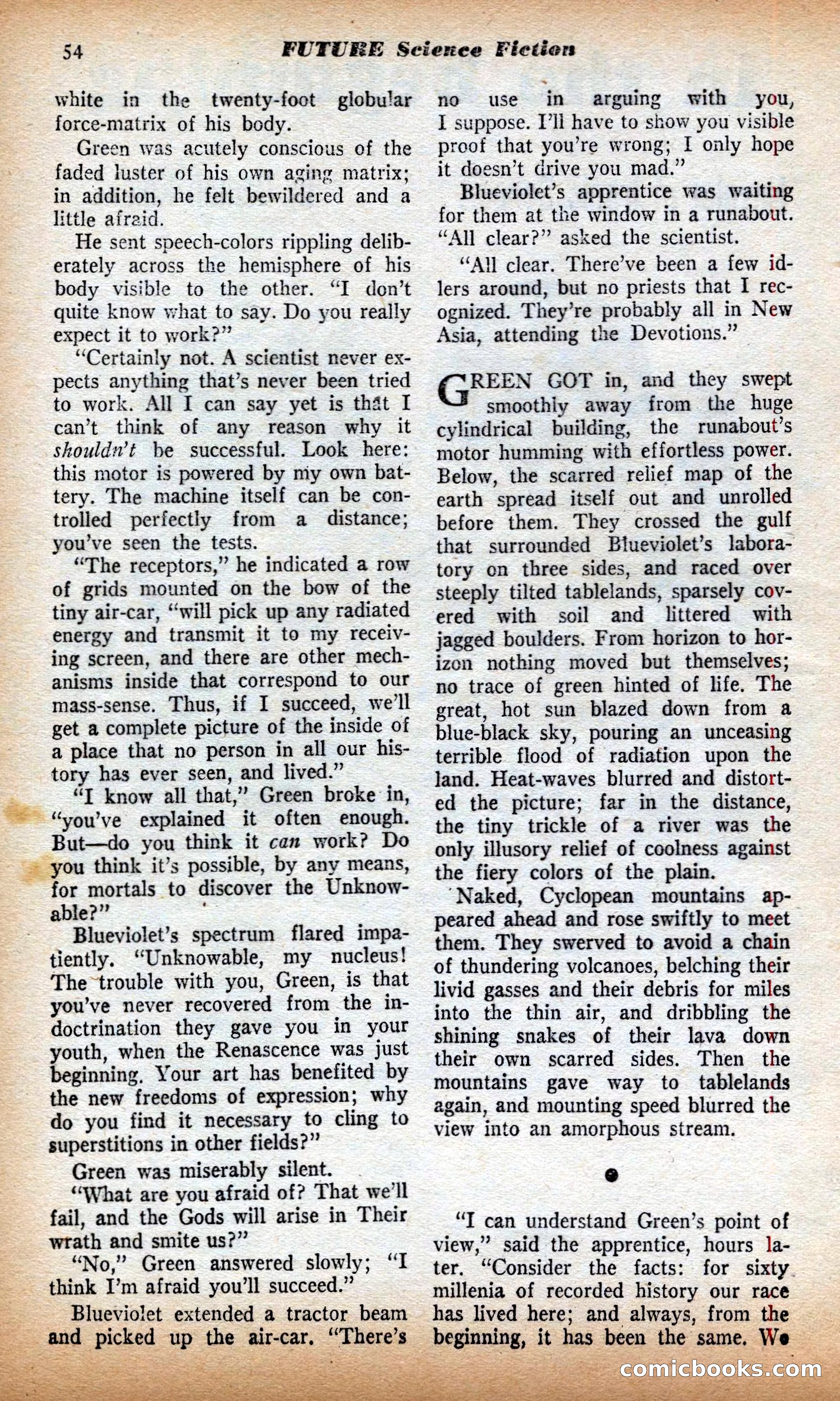 Future Science Fiction British Edition #13 — page 54 of 100
