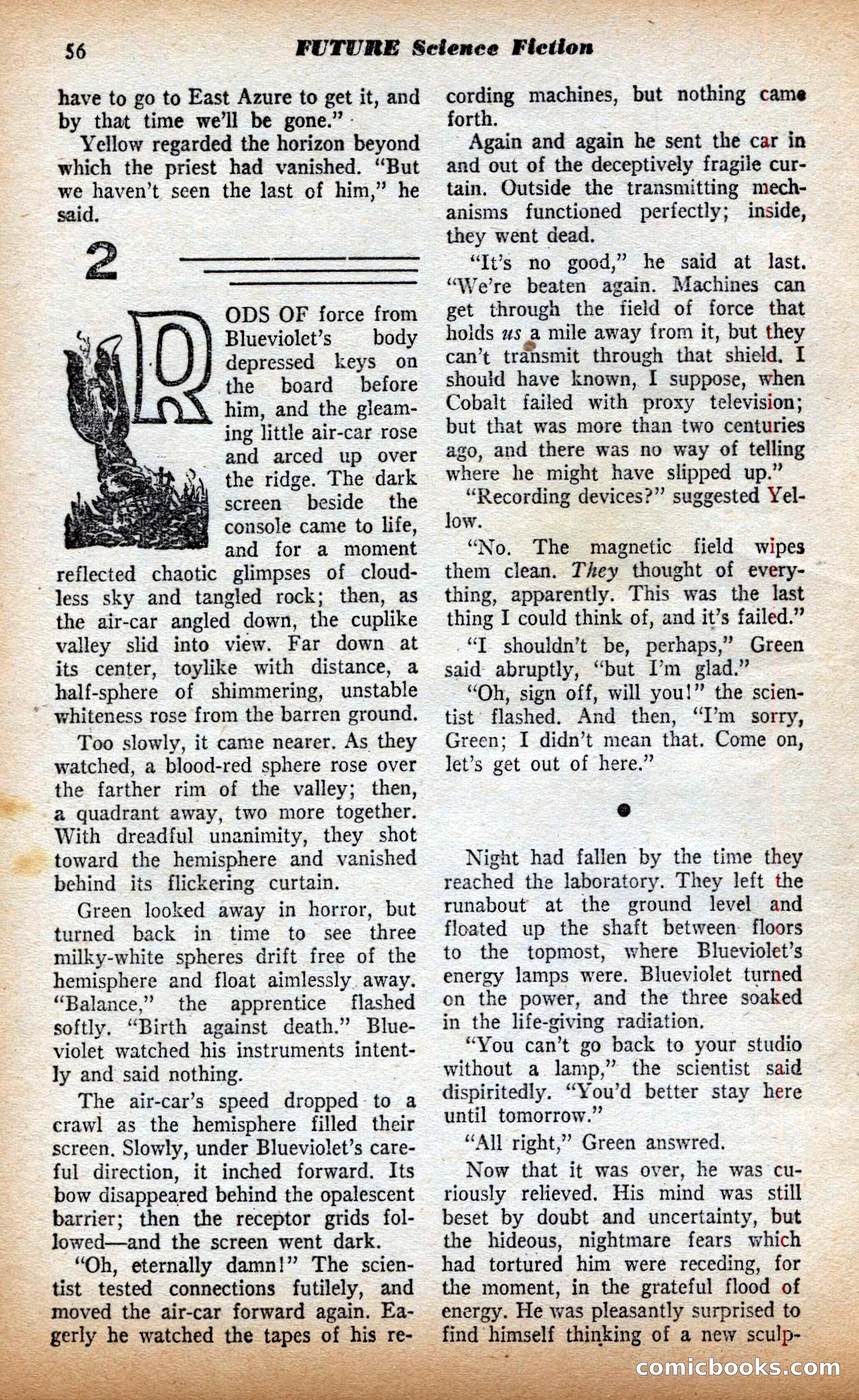 Future Science Fiction British Edition #13 — page 56 of 100