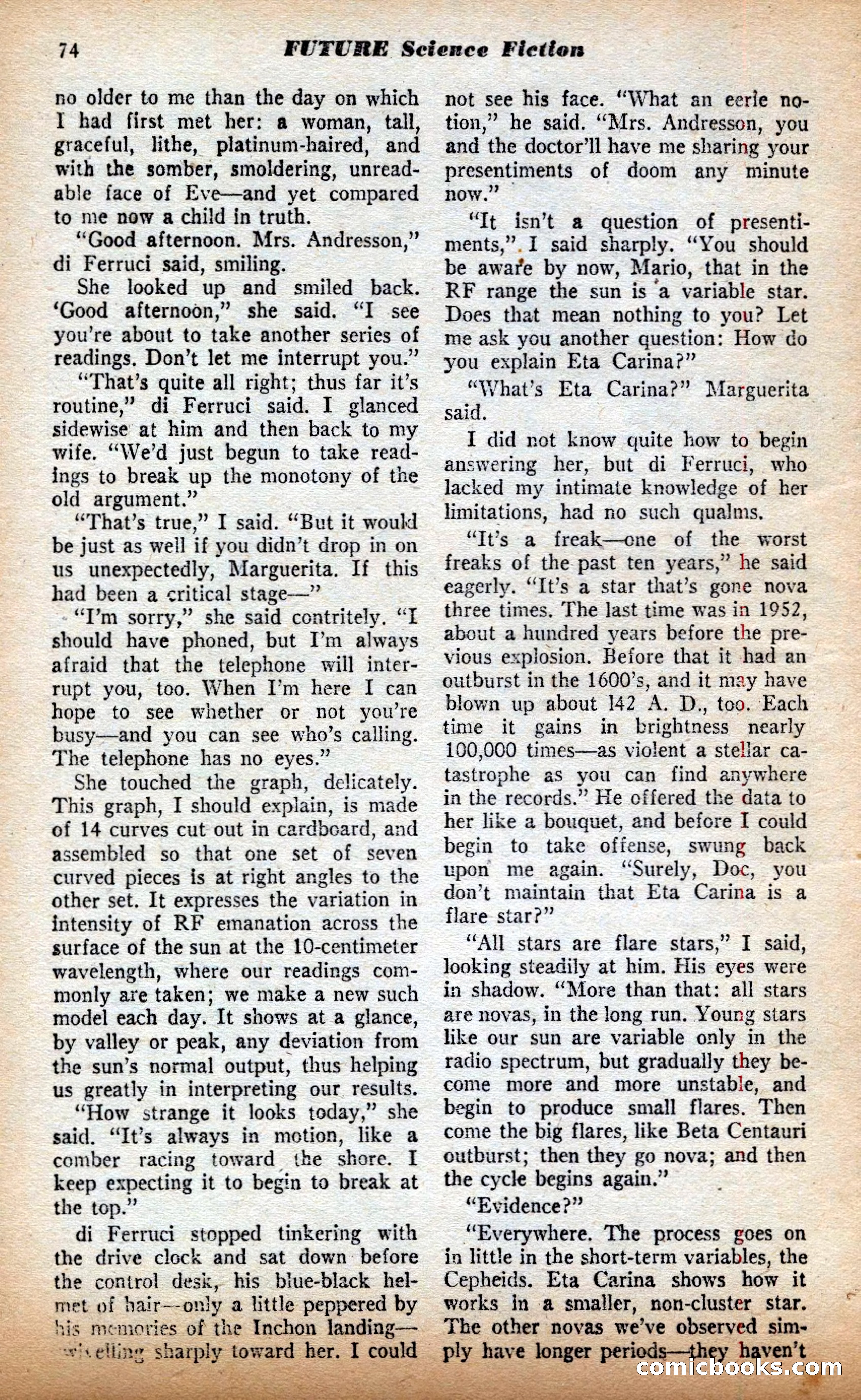 Future Science Fiction British Edition #13 — page 74 of 100