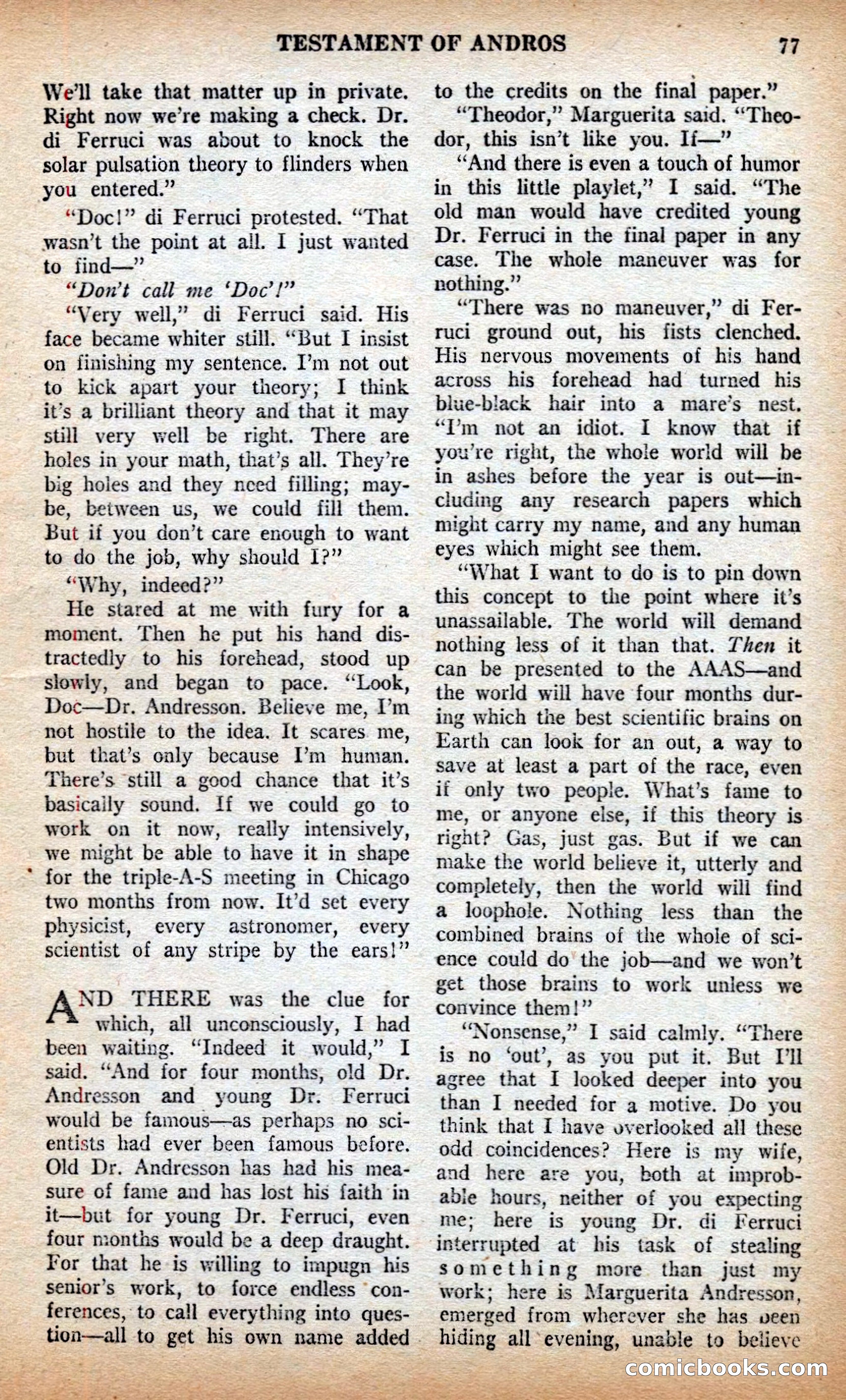 Future Science Fiction British Edition #13 — page 77 of 100