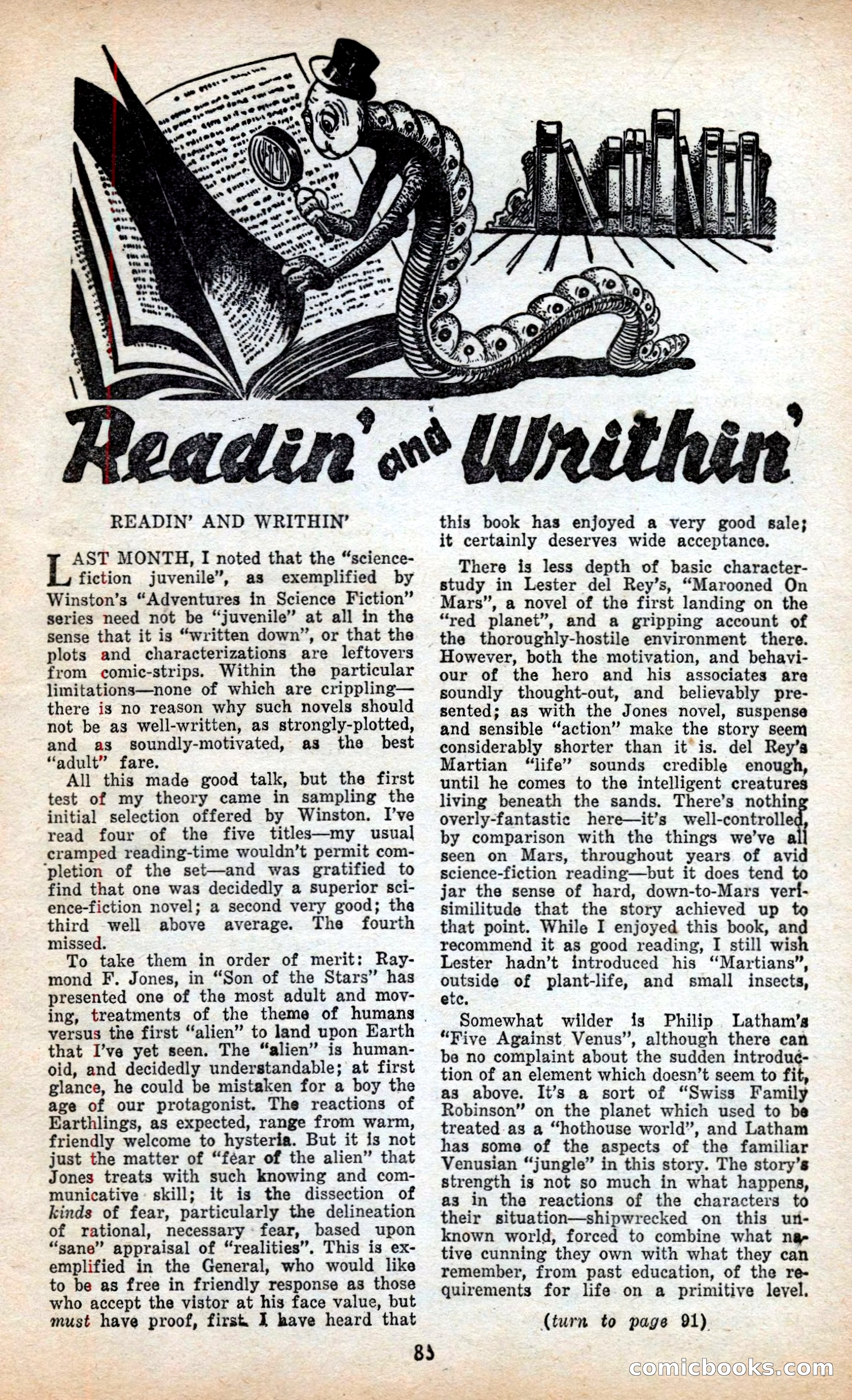 Future Science Fiction British Edition #13 — page 85 of 100