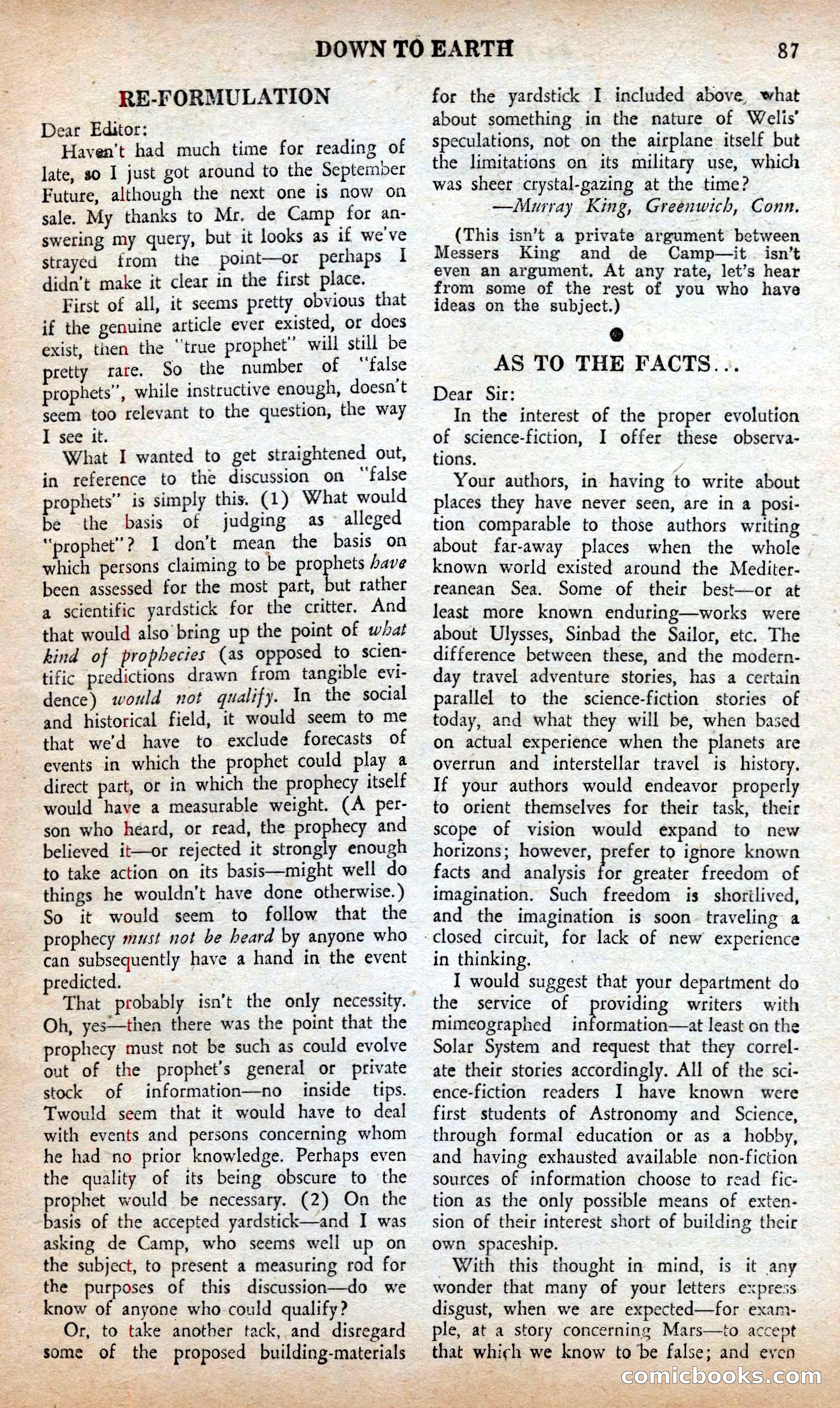 Future Science Fiction British Edition #13 — page 87 of 100