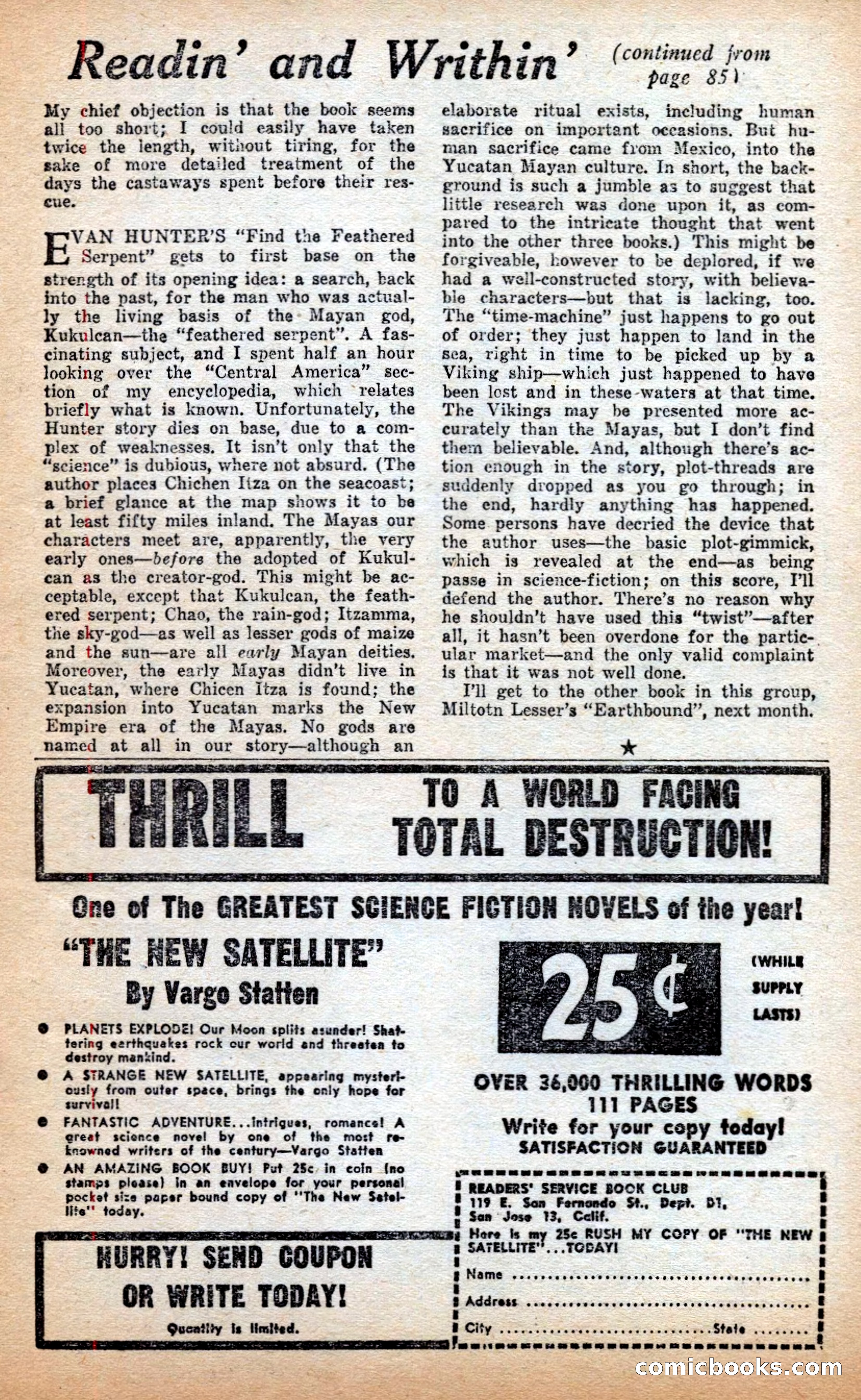 Future Science Fiction British Edition #13 — page 91 of 100