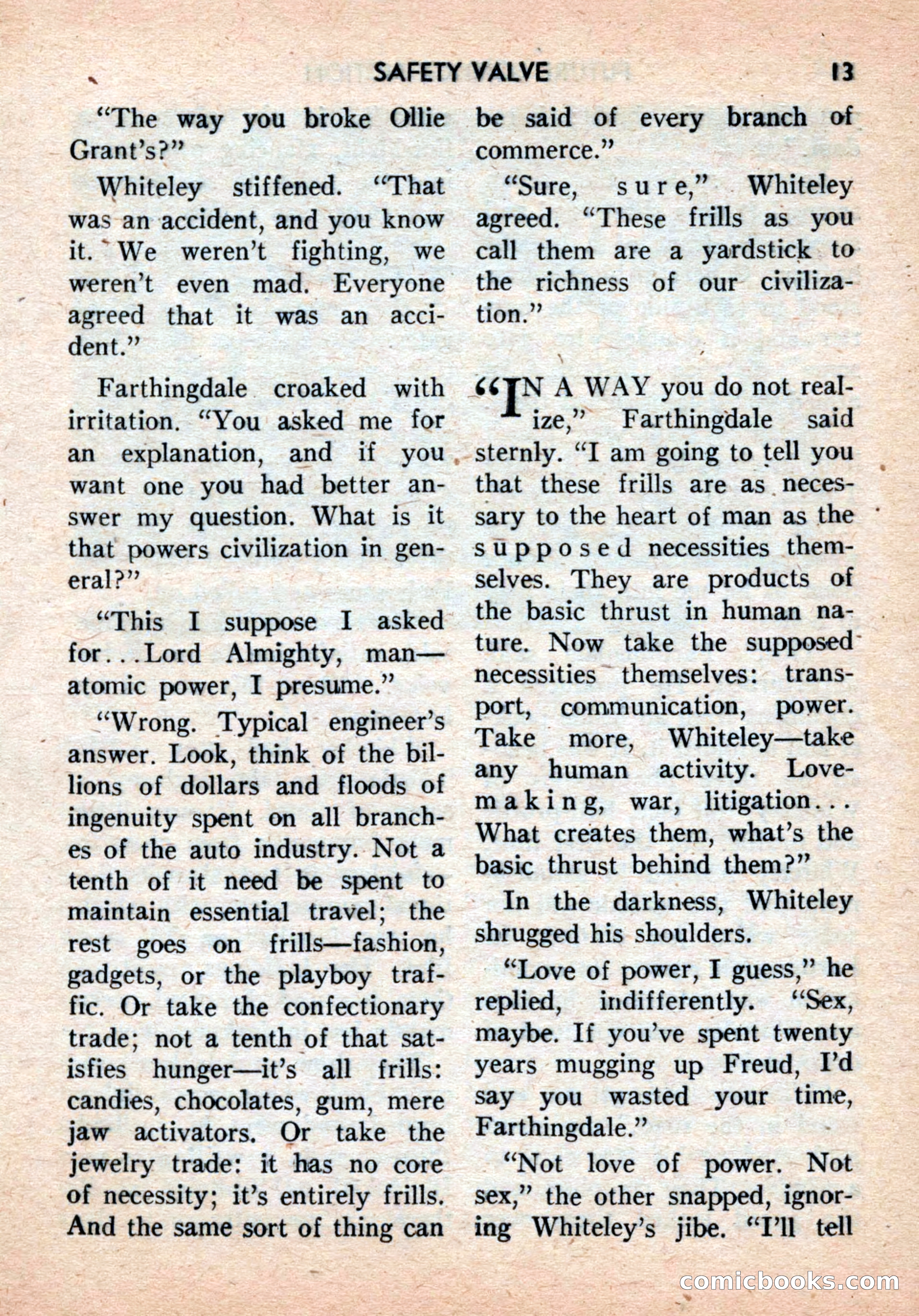 Future Science Fiction, August 1959 — page 13 of 132
