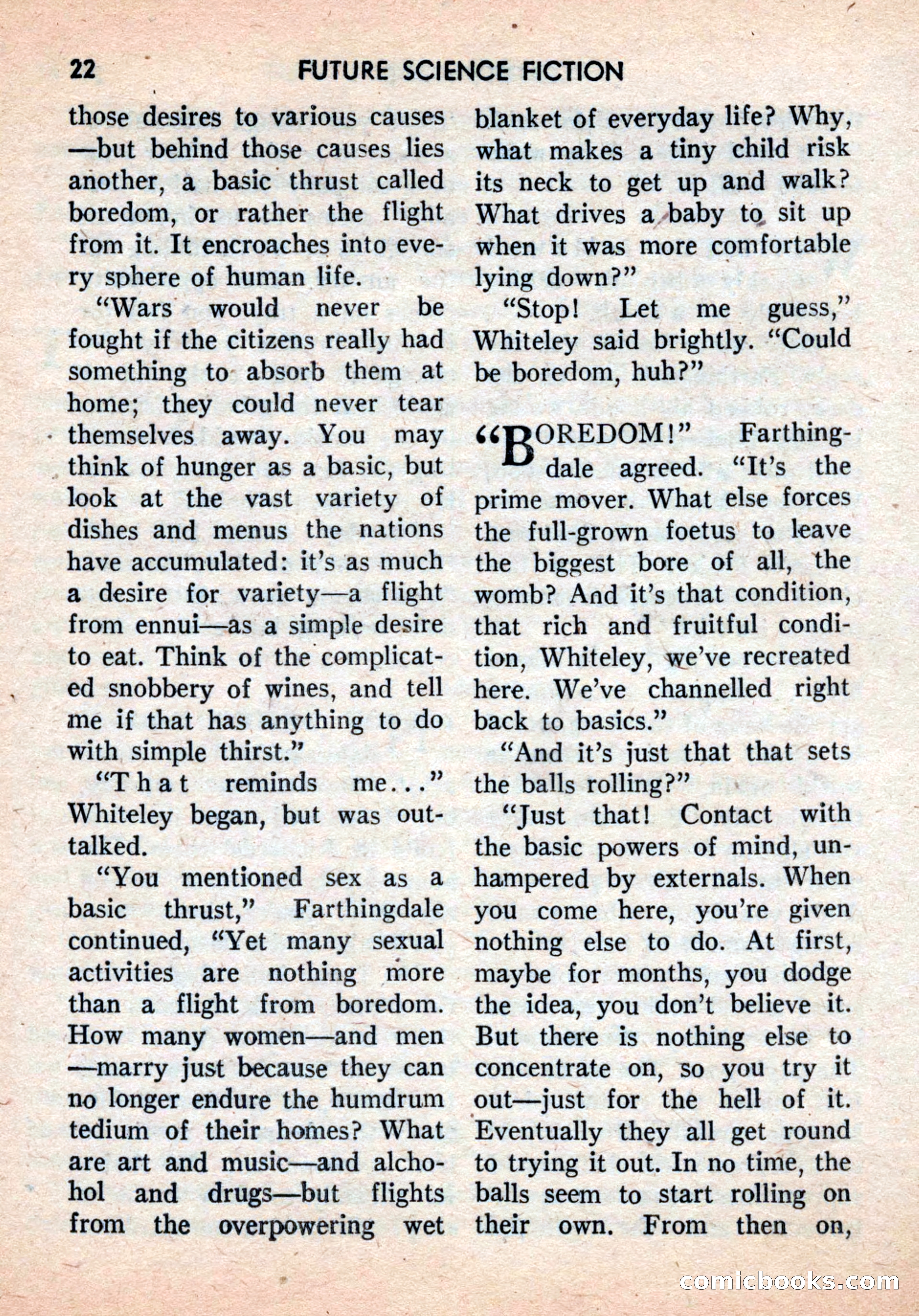 Future Science Fiction, August 1959 — page 22 of 132