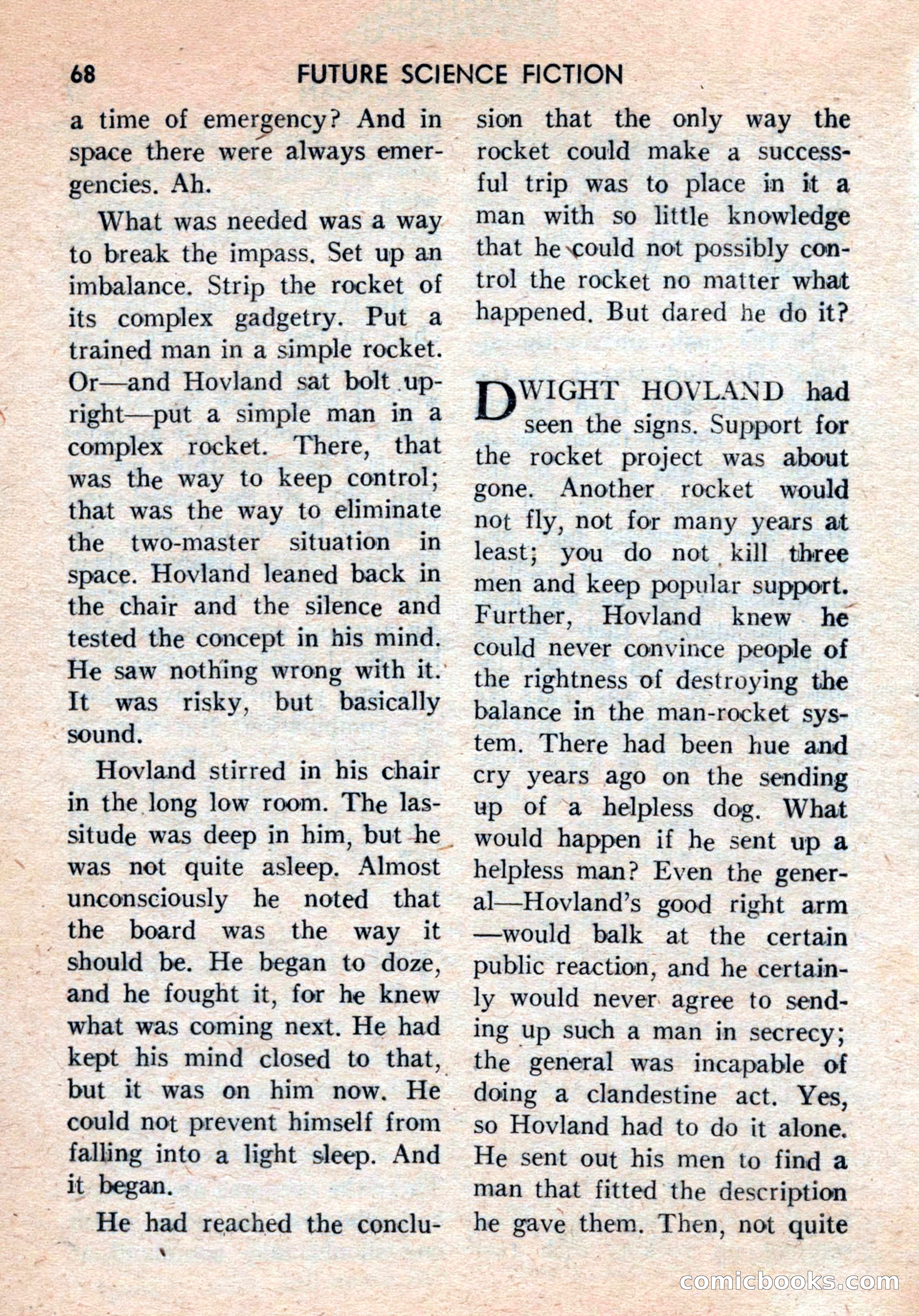 Future Science Fiction, August 1959 — page 68 of 132