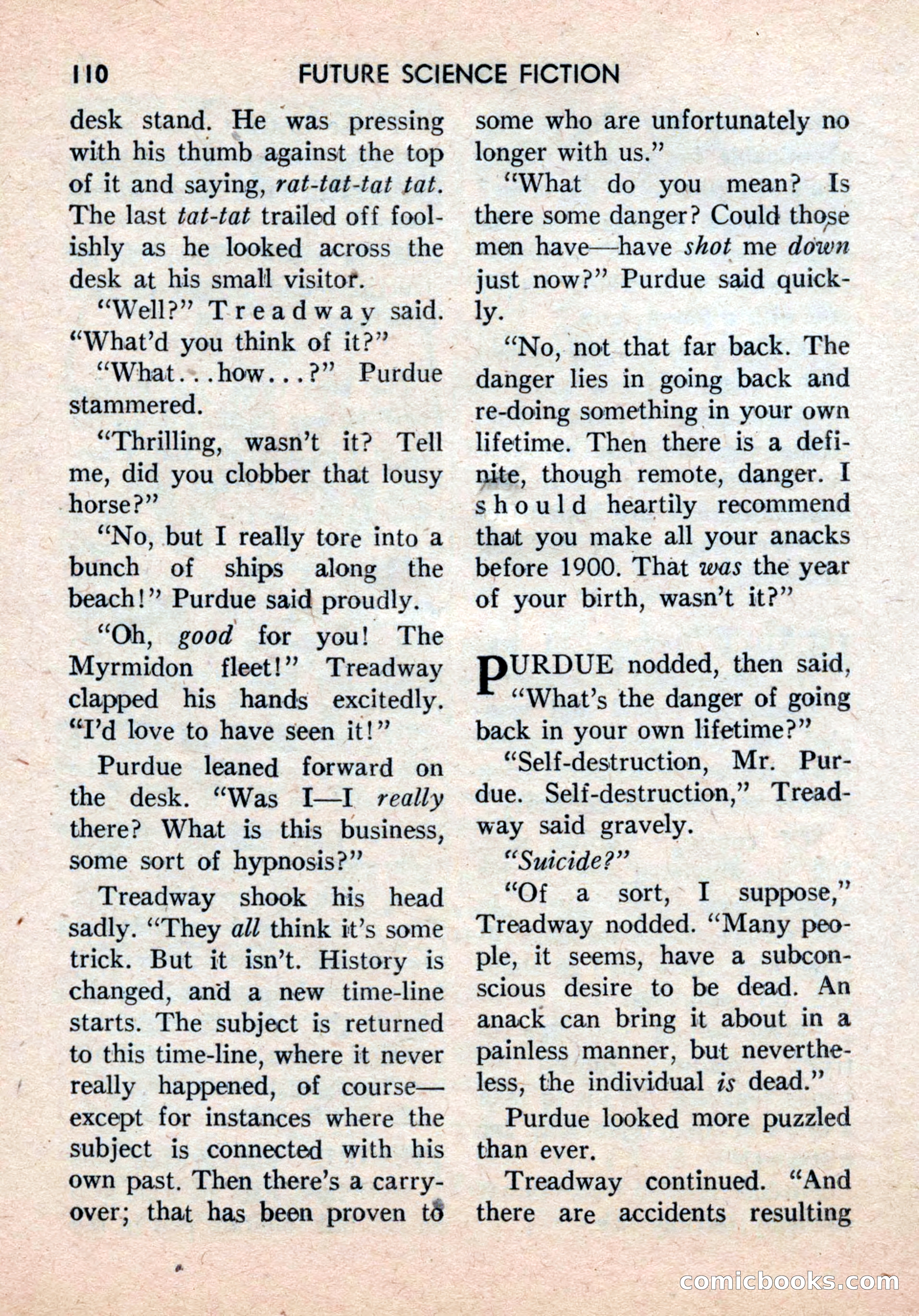 Future Science Fiction, August 1959 — page 110 of 132