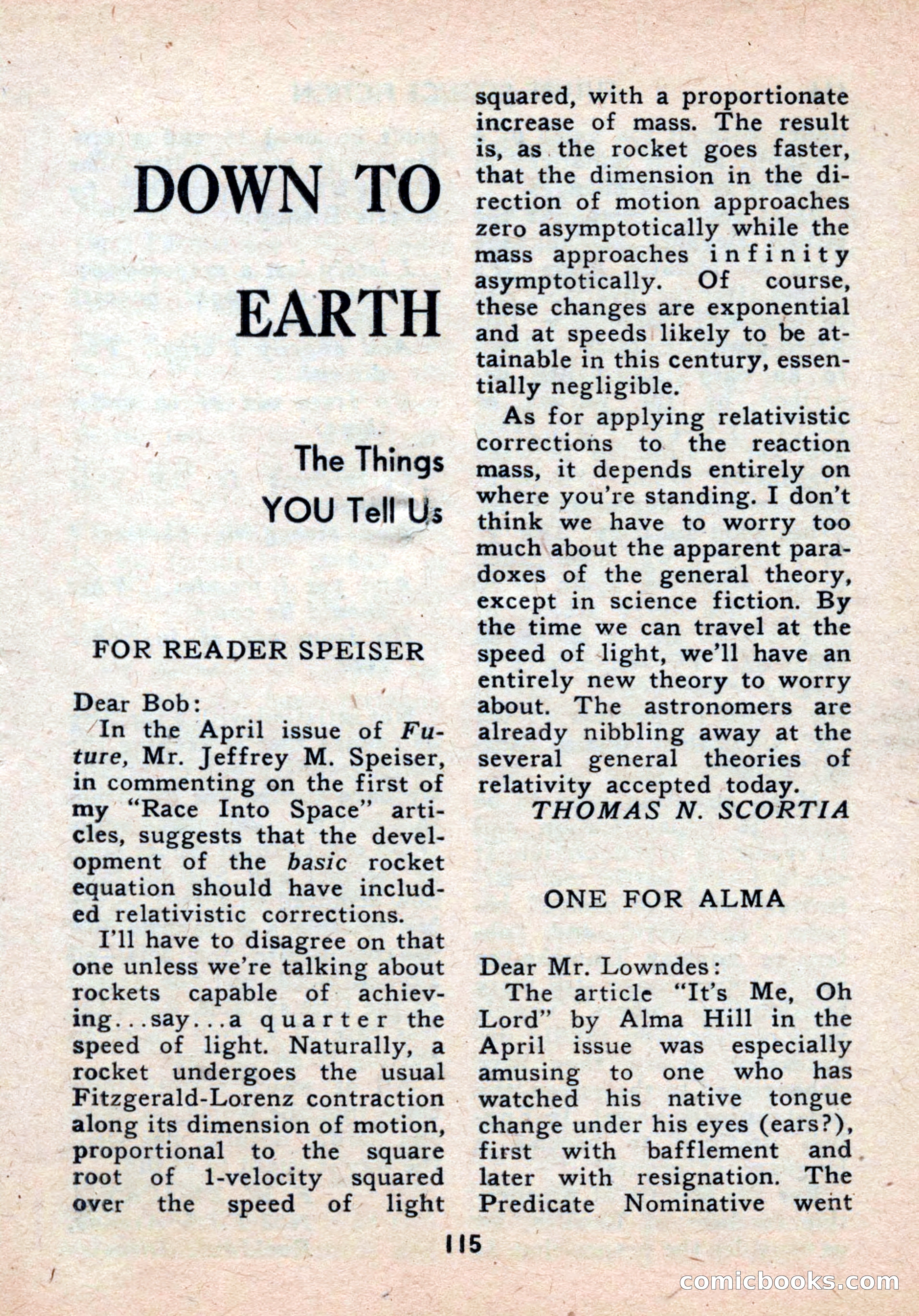 Future Science Fiction, August 1959 — page 115 of 132
