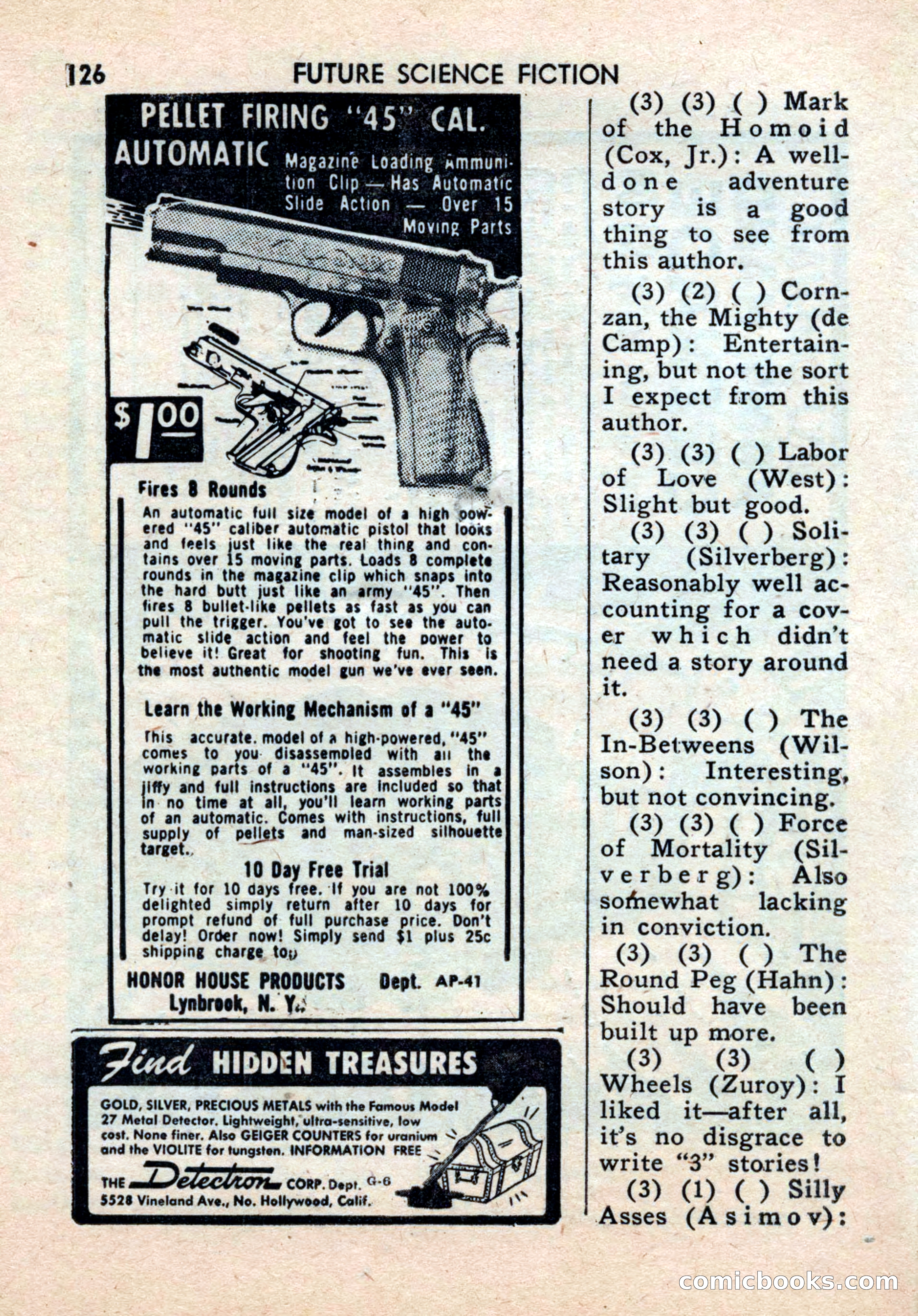 Future Science Fiction, August 1959 — page 126 of 132