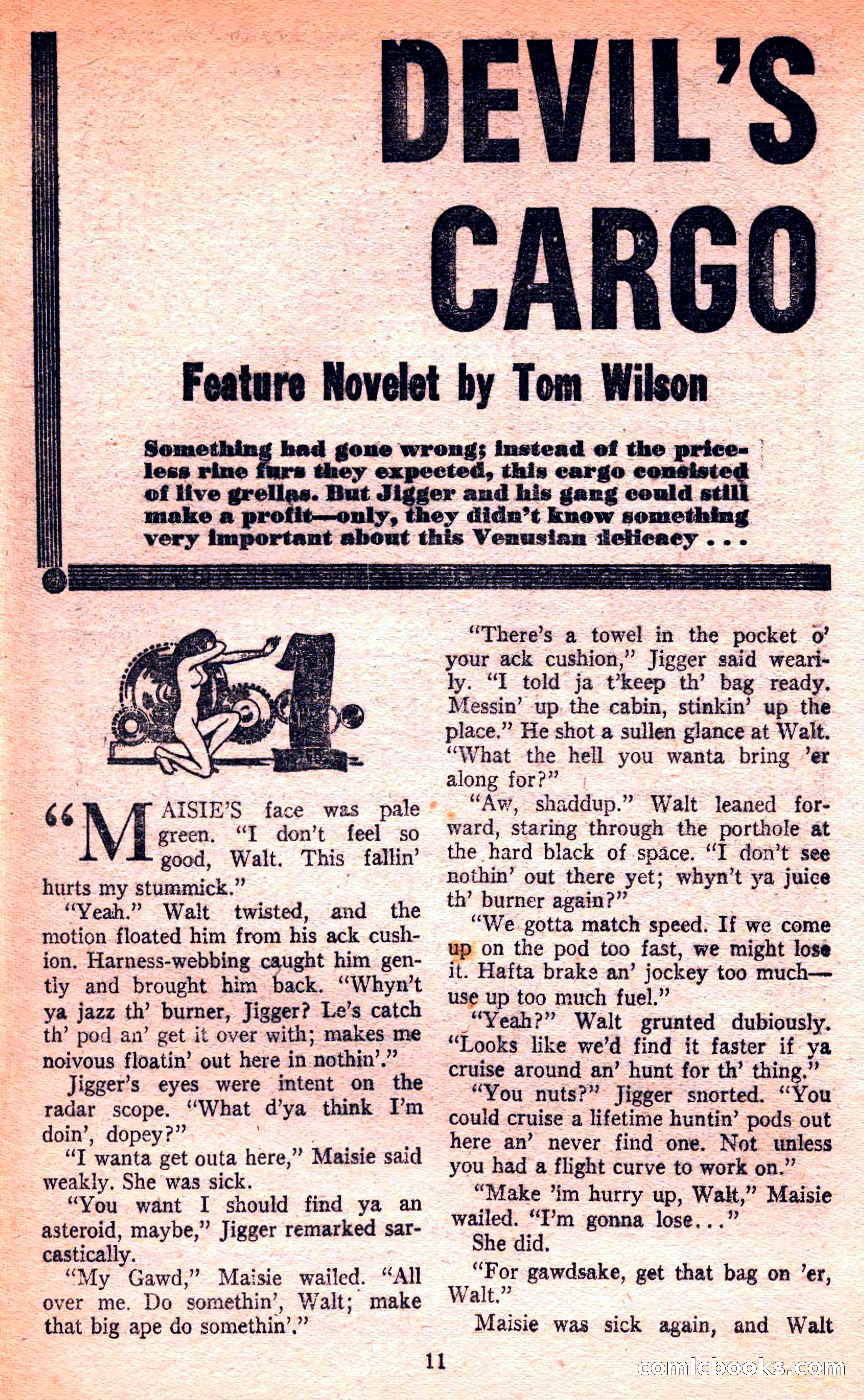 Future Science Fiction, March 1952 — page 11 of 101