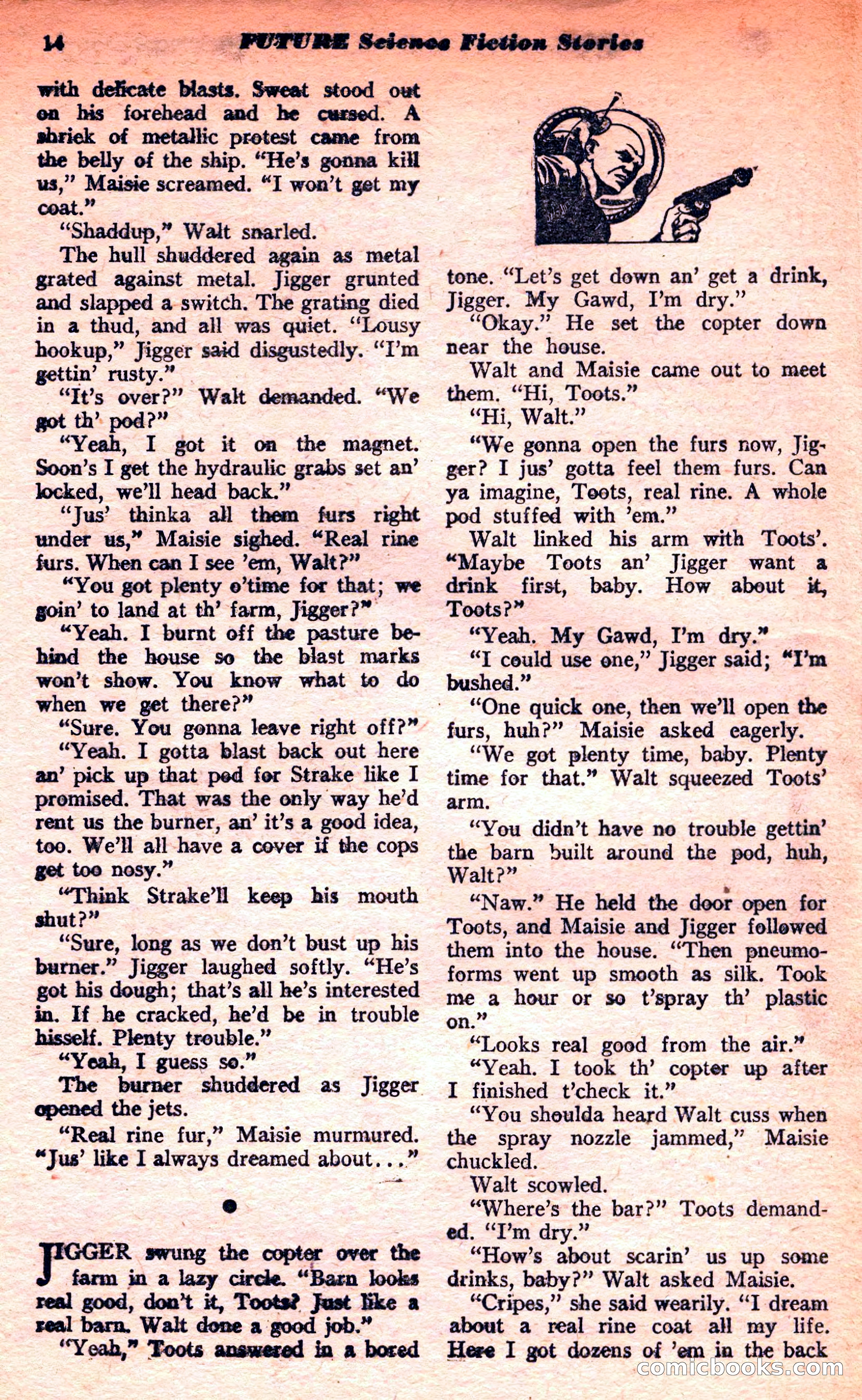 Future Science Fiction, March 1952 — page 14 of 101