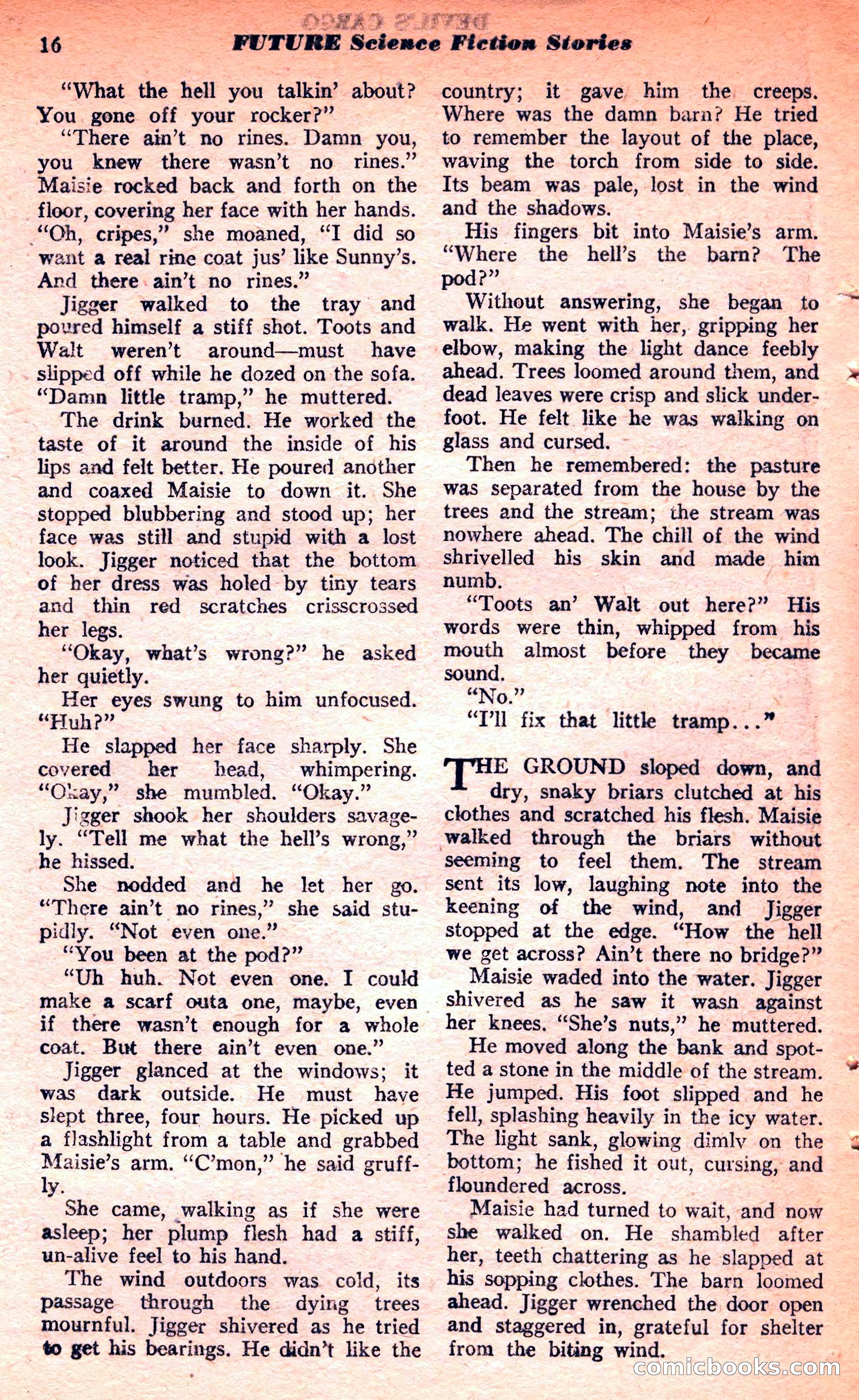 Future Science Fiction, March 1952 — page 16 of 101