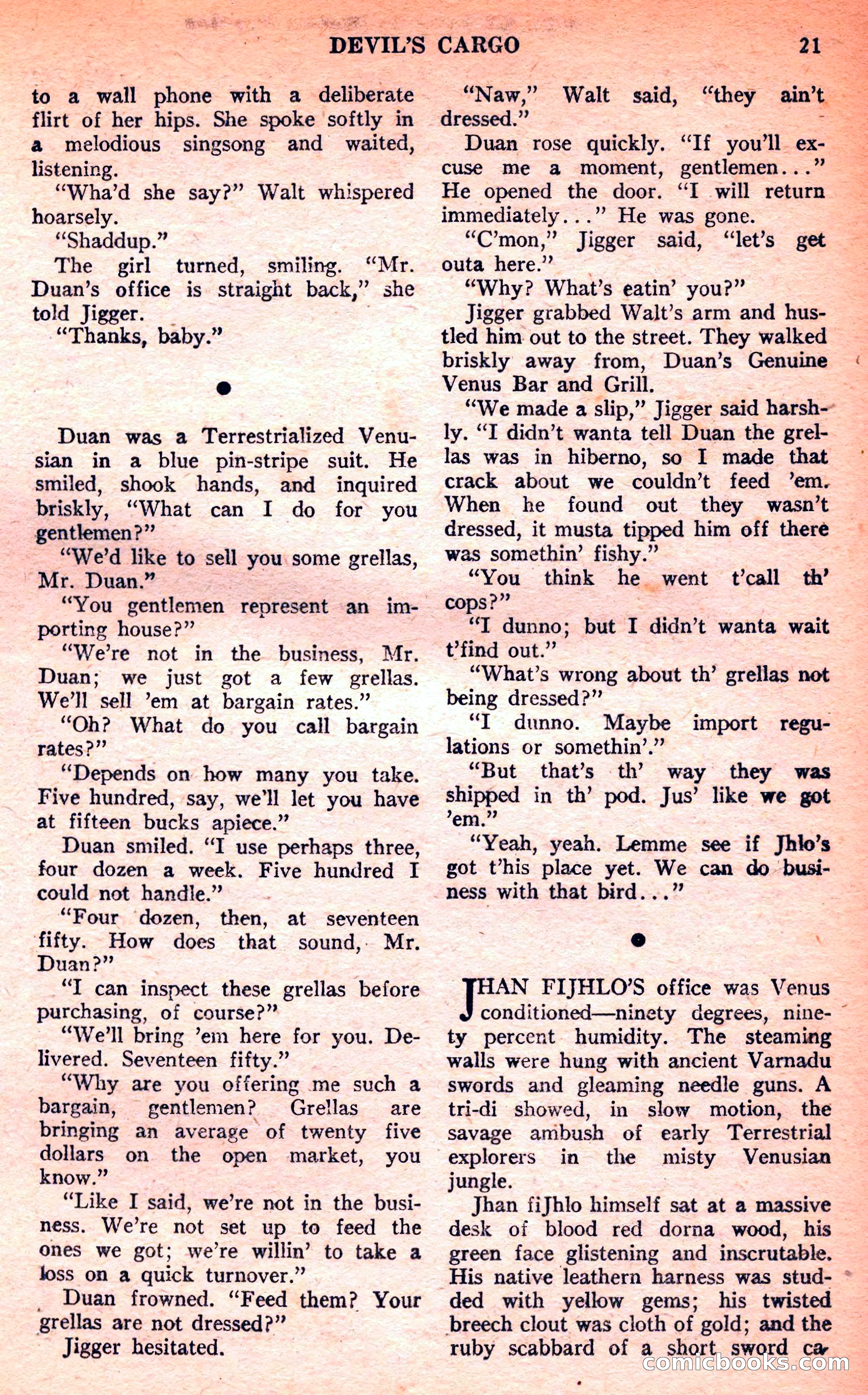 Future Science Fiction, March 1952 — page 21 of 101
