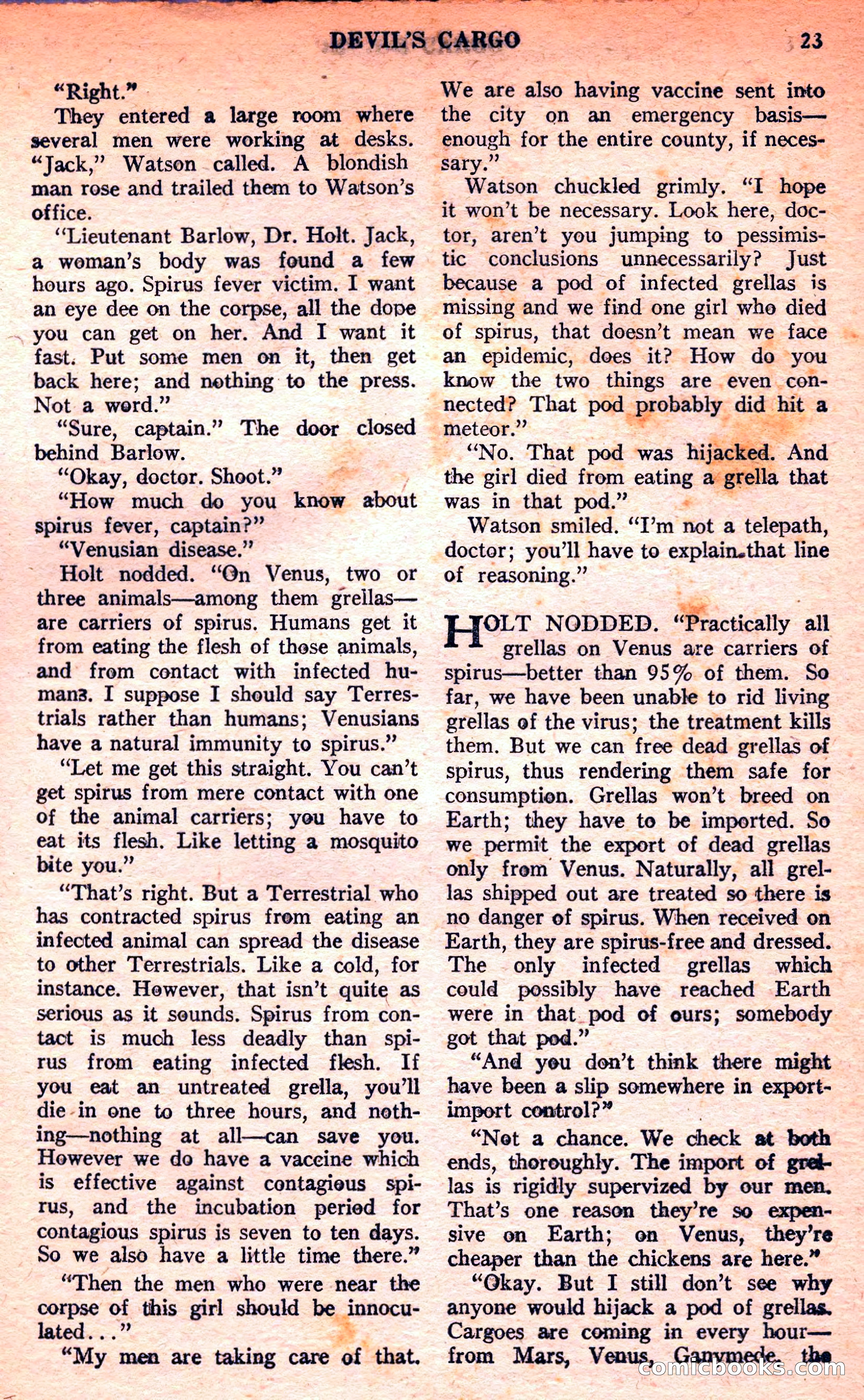 Future Science Fiction, March 1952 — page 23 of 101