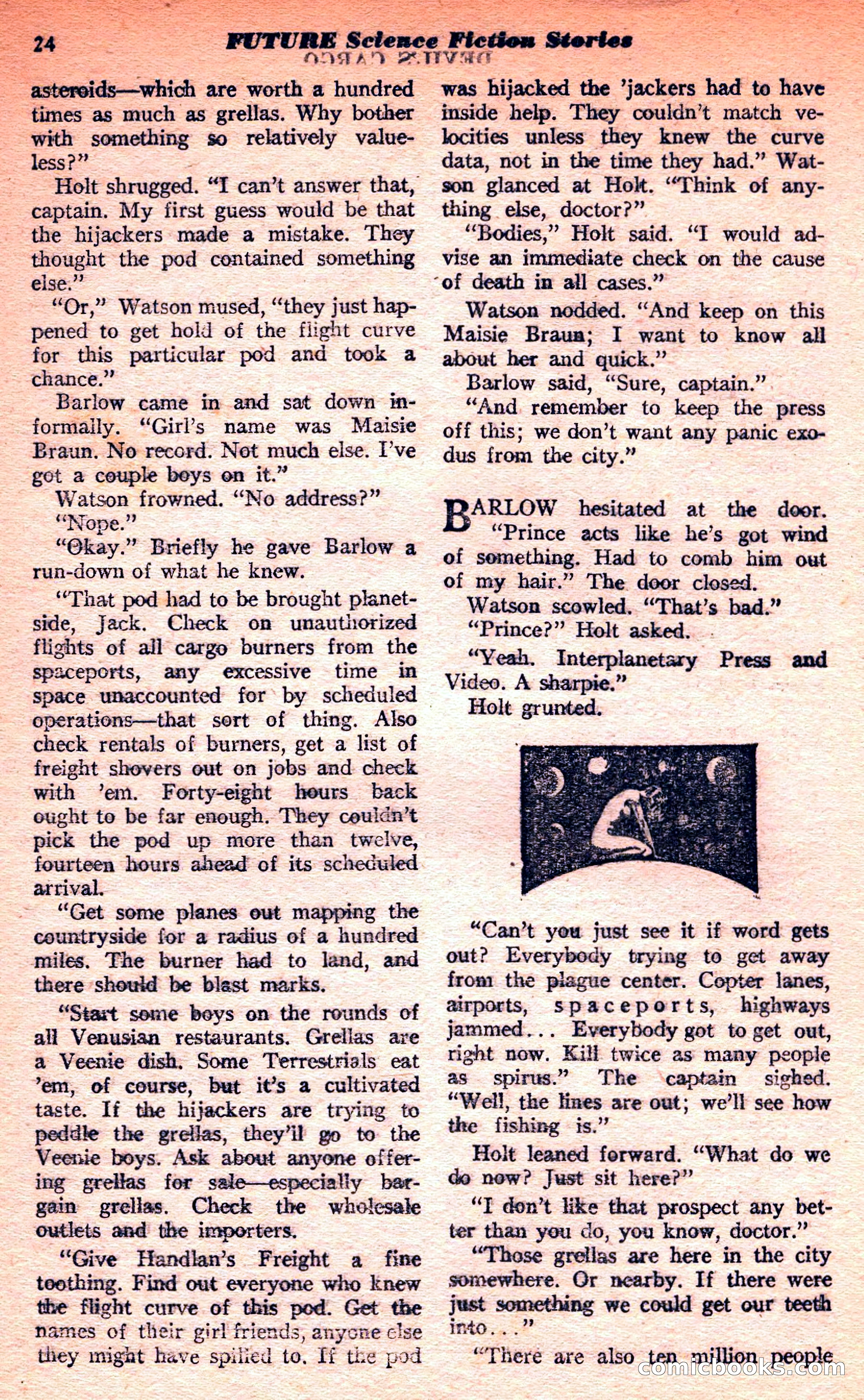 Future Science Fiction, March 1952 — page 24 of 101