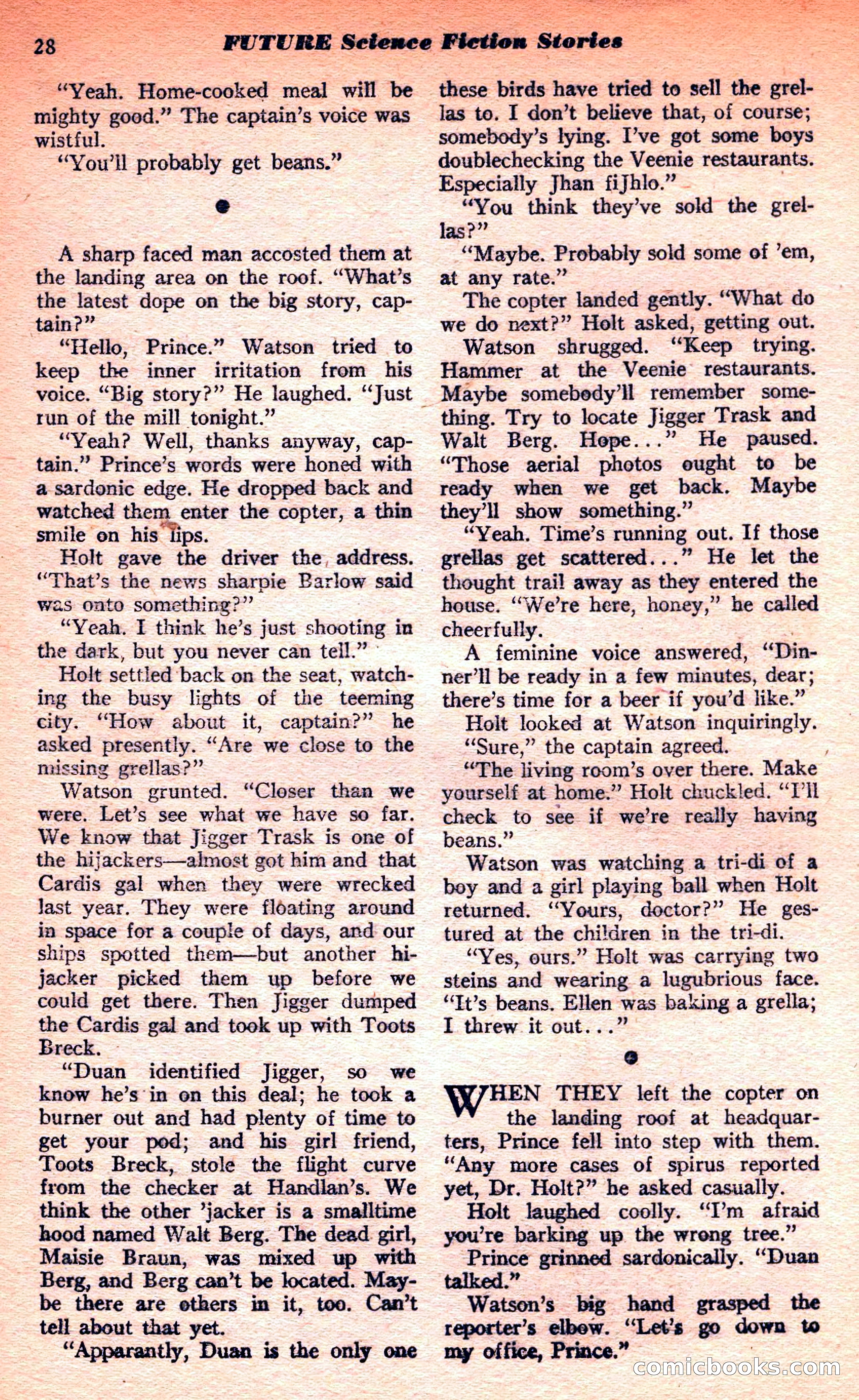 Future Science Fiction, March 1952 — page 28 of 101