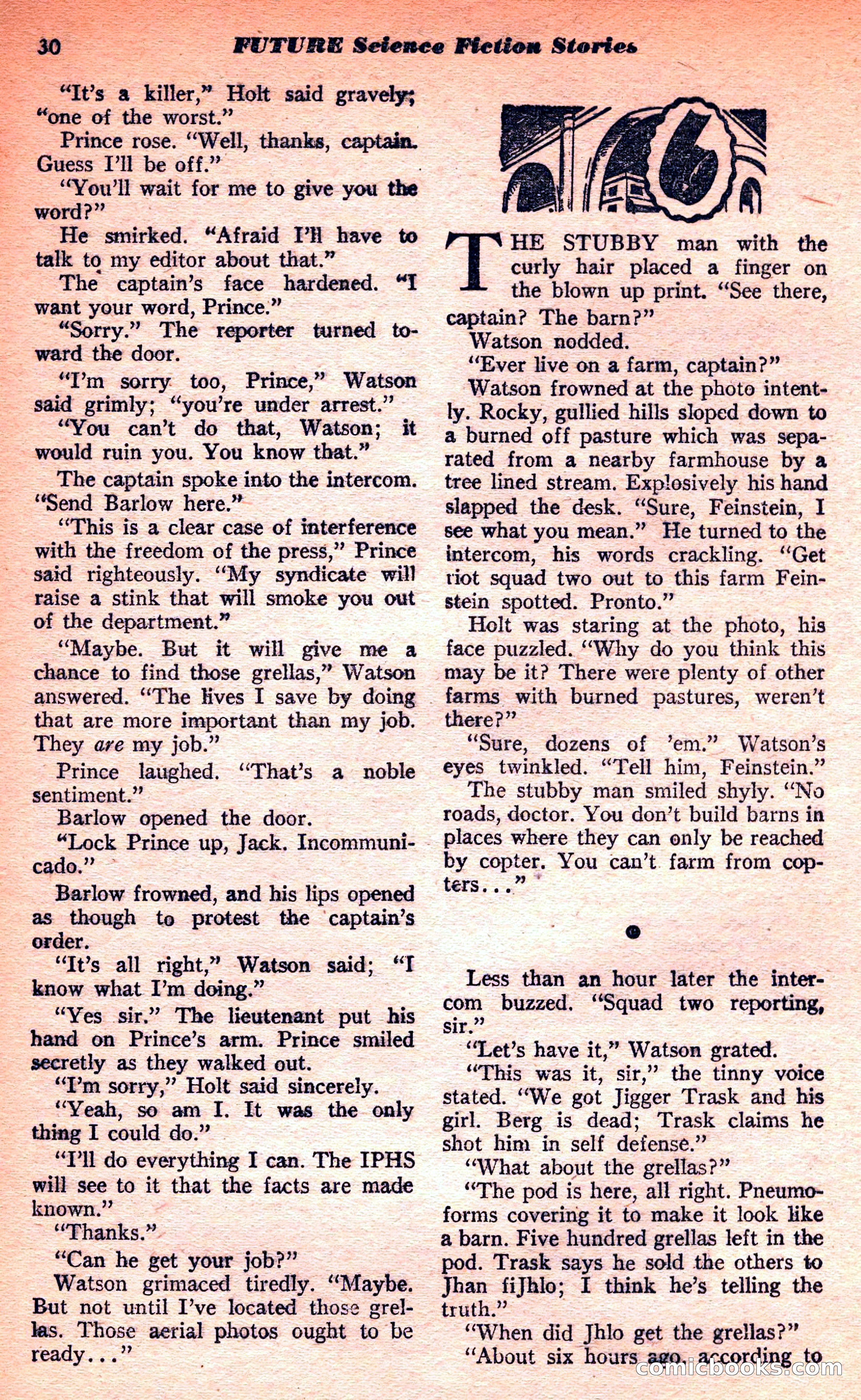 Future Science Fiction, March 1952 — page 30 of 101