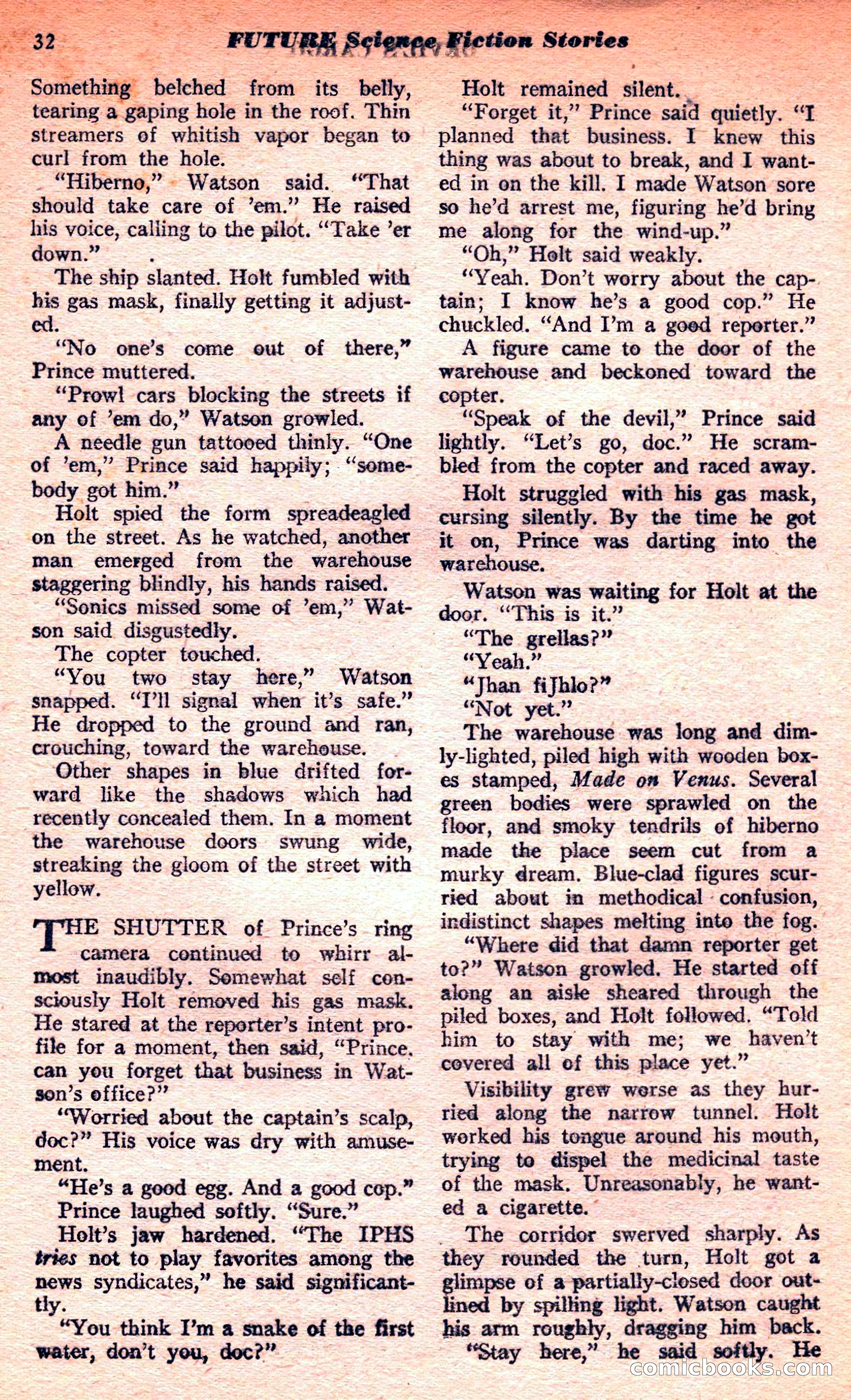 Future Science Fiction, March 1952 — page 32 of 101