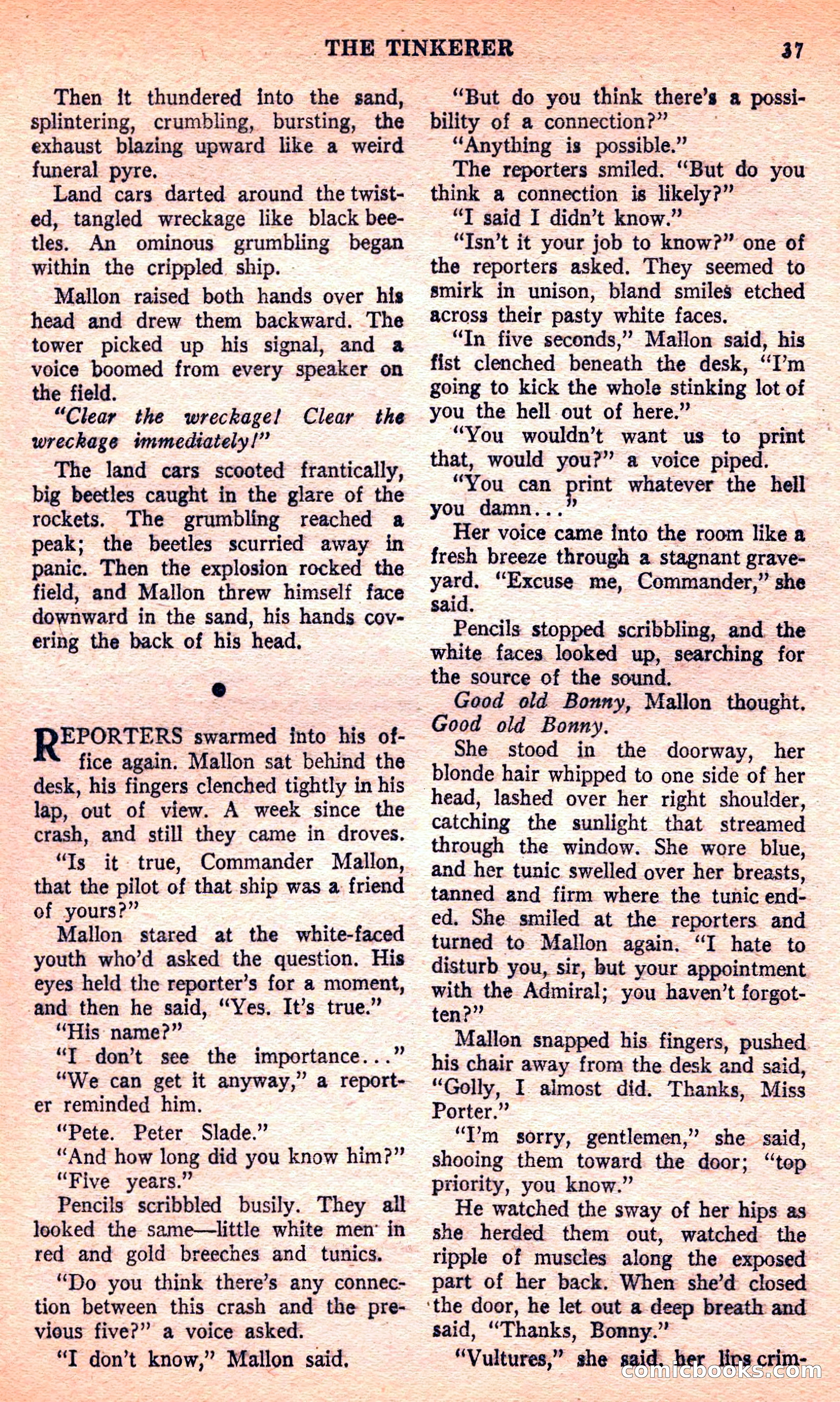 Future Science Fiction, March 1952 — page 37 of 101