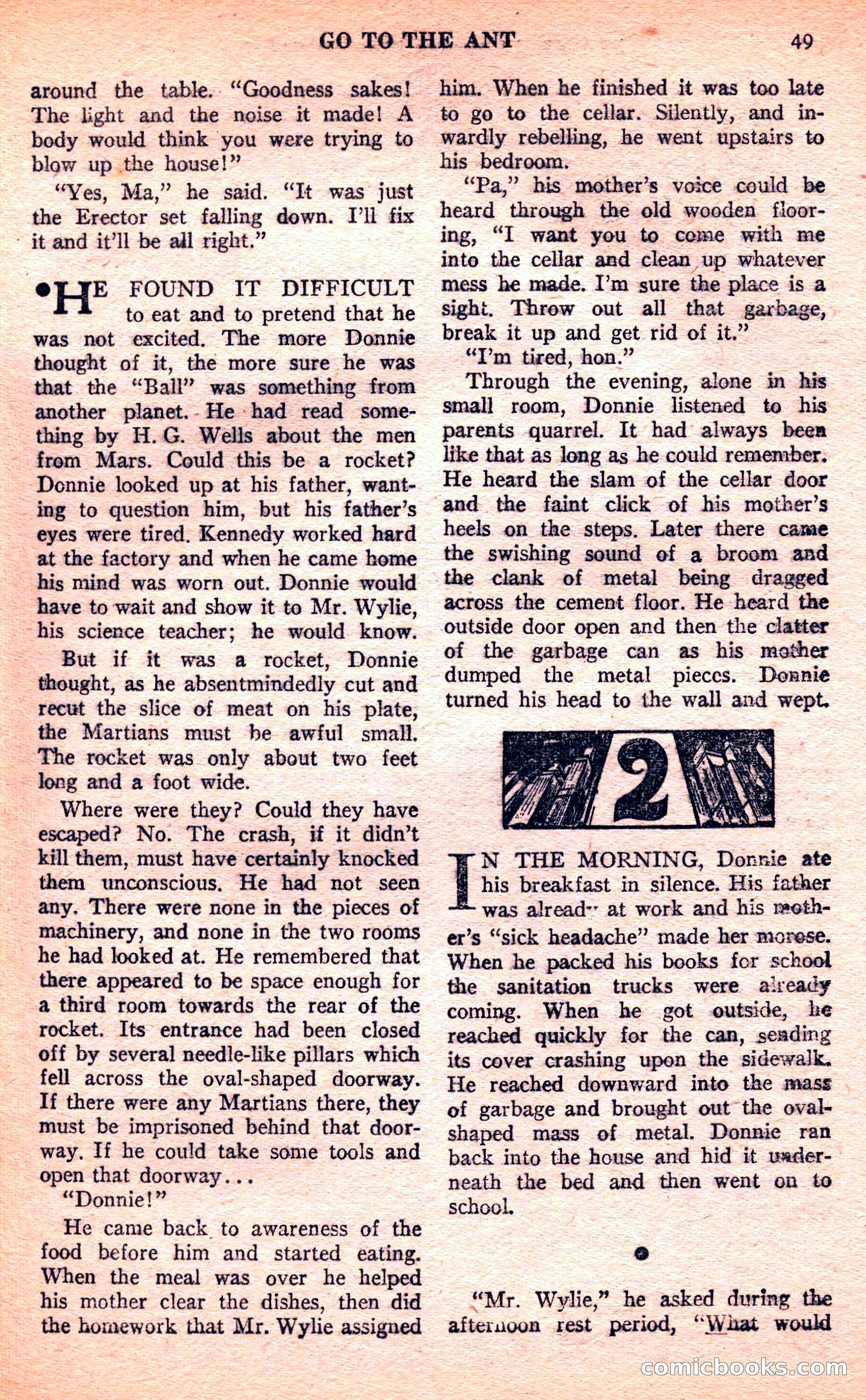 Future Science Fiction, March 1952 — page 49 of 101