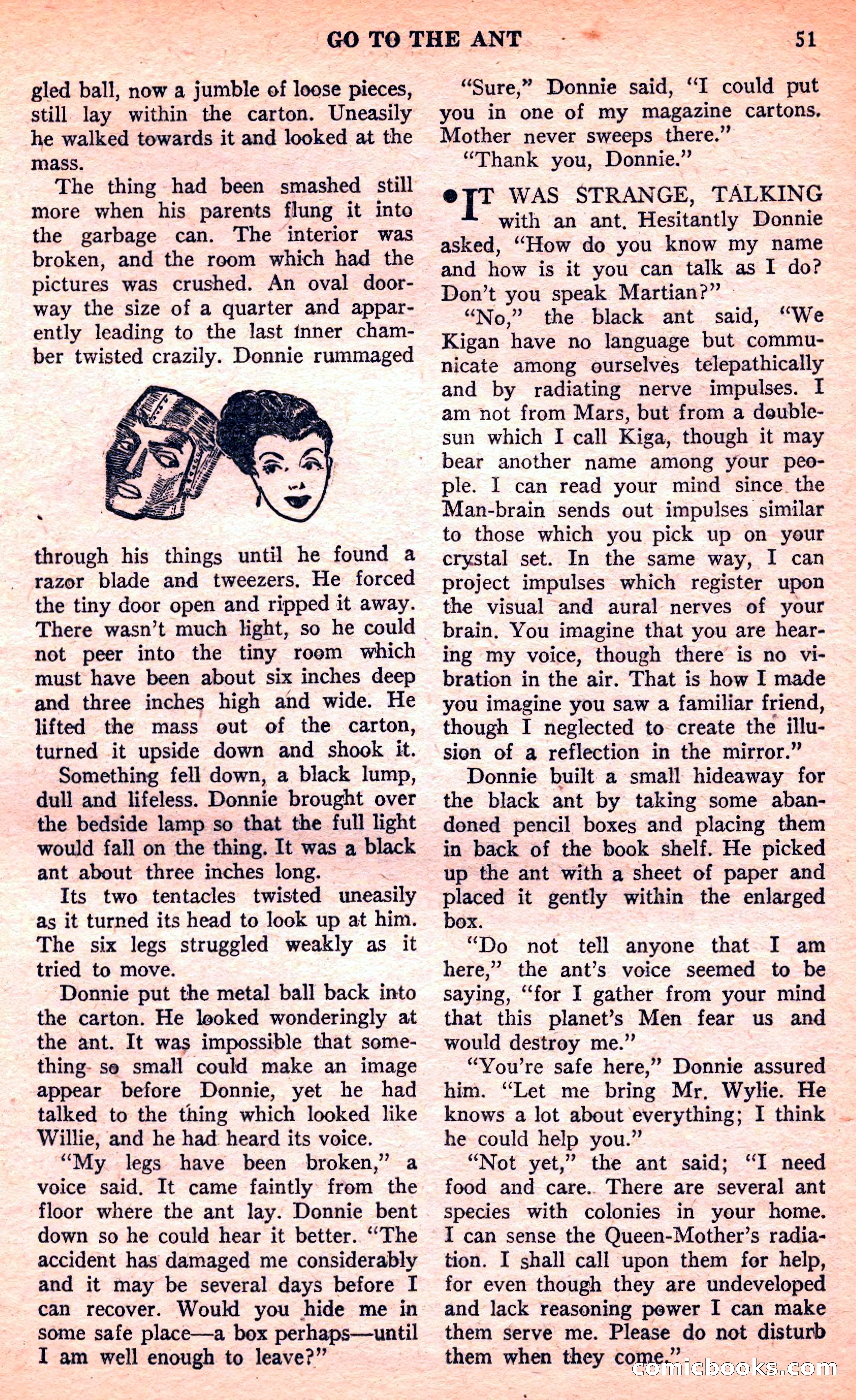 Future Science Fiction, March 1952 — page 51 of 101