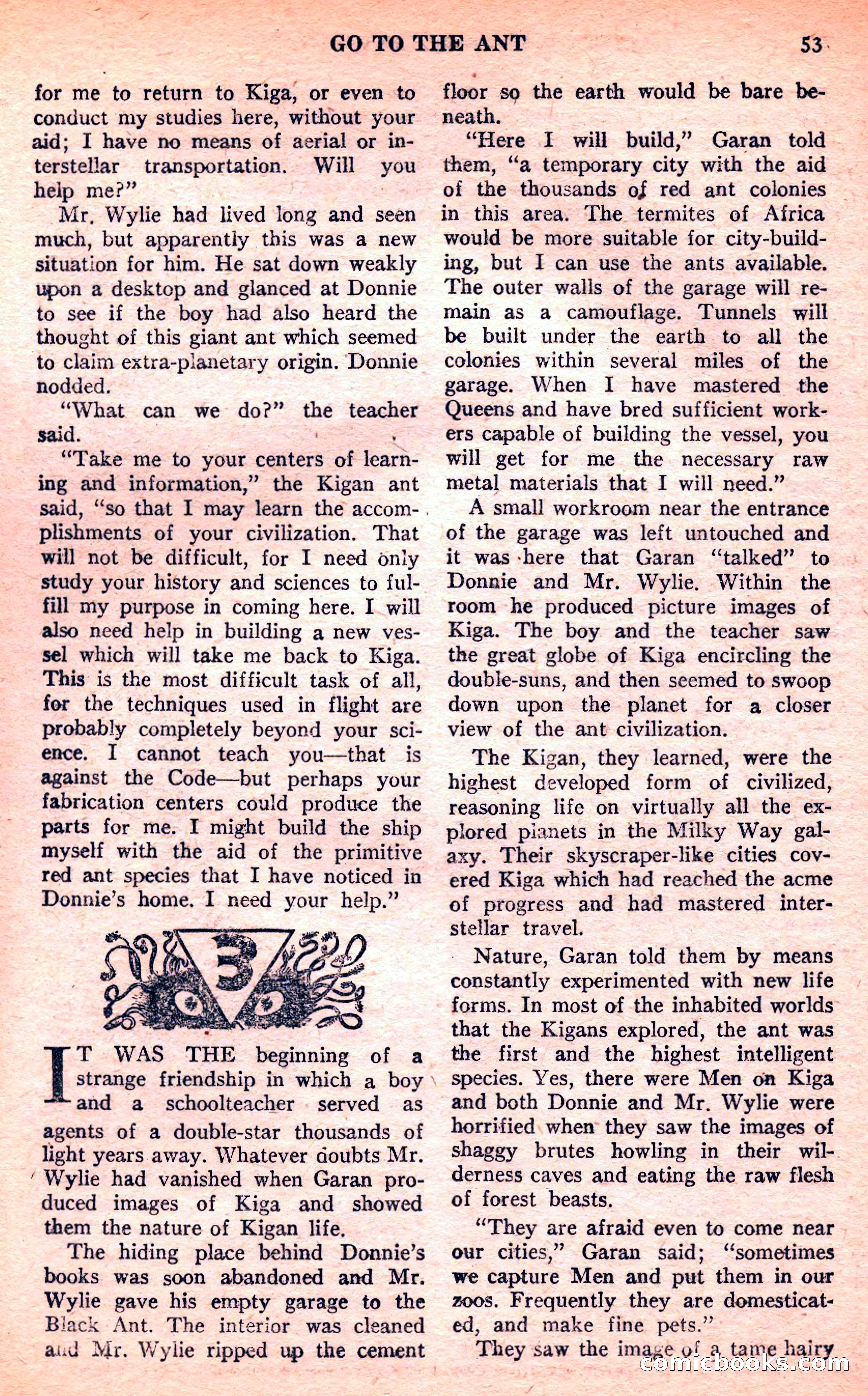 Future Science Fiction, March 1952 — page 53 of 101